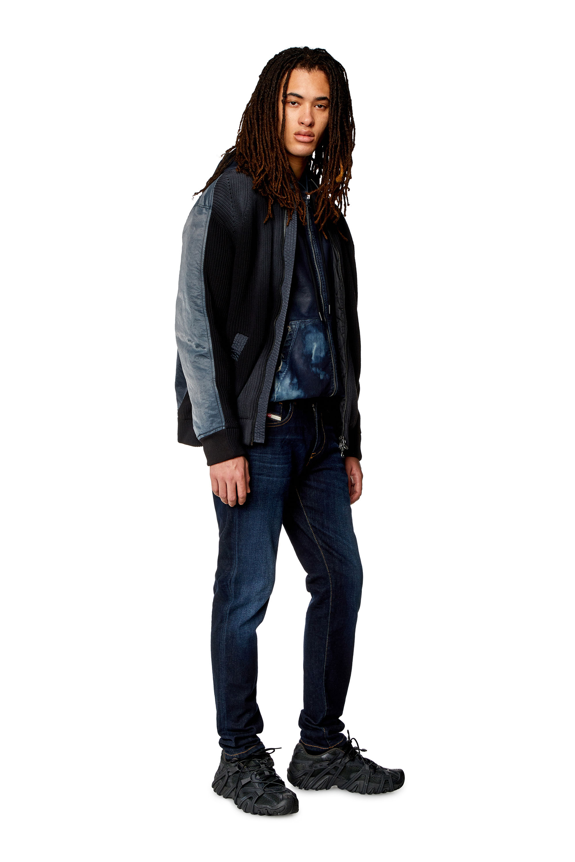 Diesel - Slim Jeans 2019 D-Strukt 009ZS, Dark Blue - Image 4