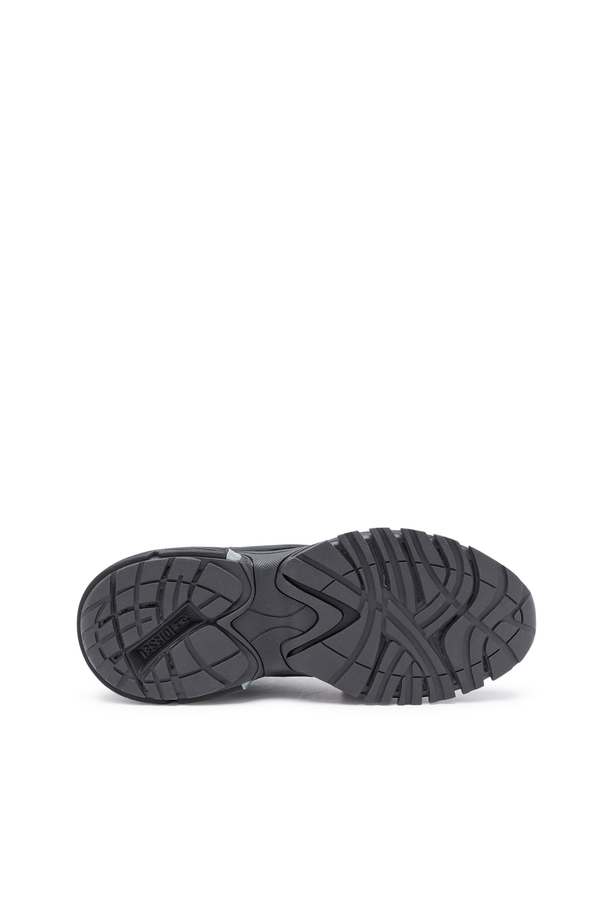 Diesel - S-SERENDIPITY PRO-X1, Man's S-Serendipity Pro-X1 - Mesh sneakers with embossed overlays in Black - 4