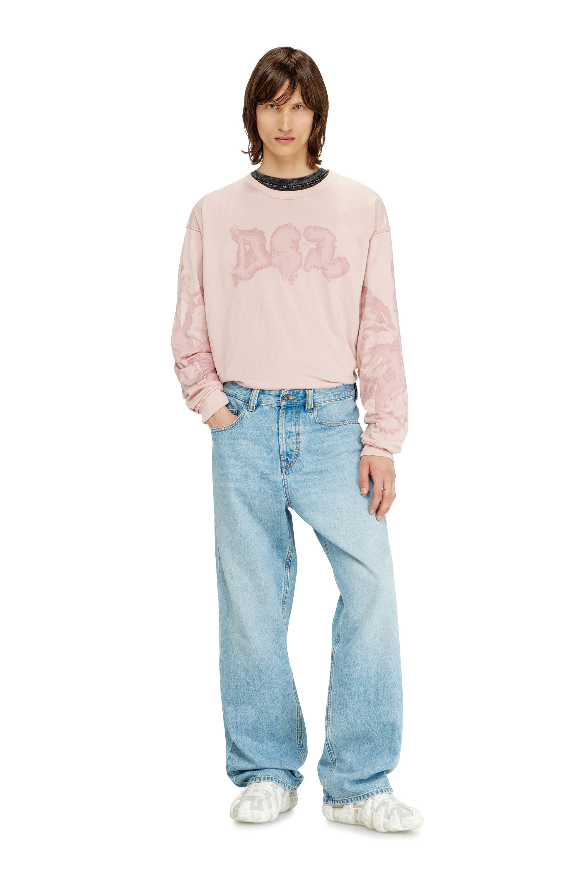 Diesel - Man's Relaxed Jeans 2001 D-Macro 09I29, Light Blue - 2