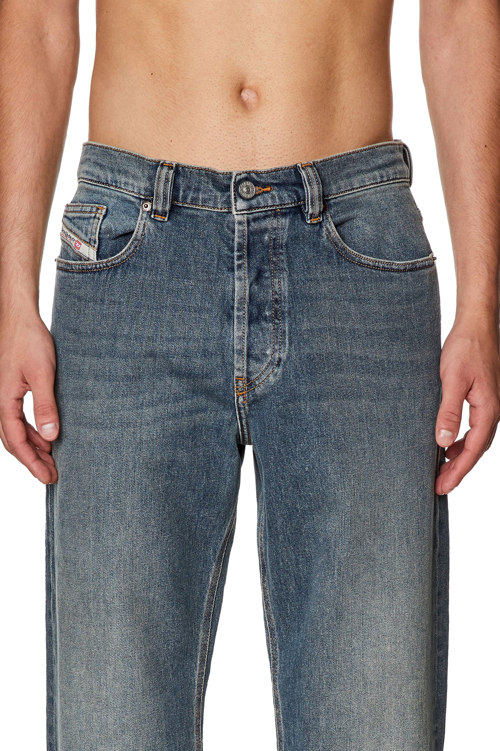 Diesel - Straight Jeans 2010 D-Macs 09F74, Medium blue - Image 3