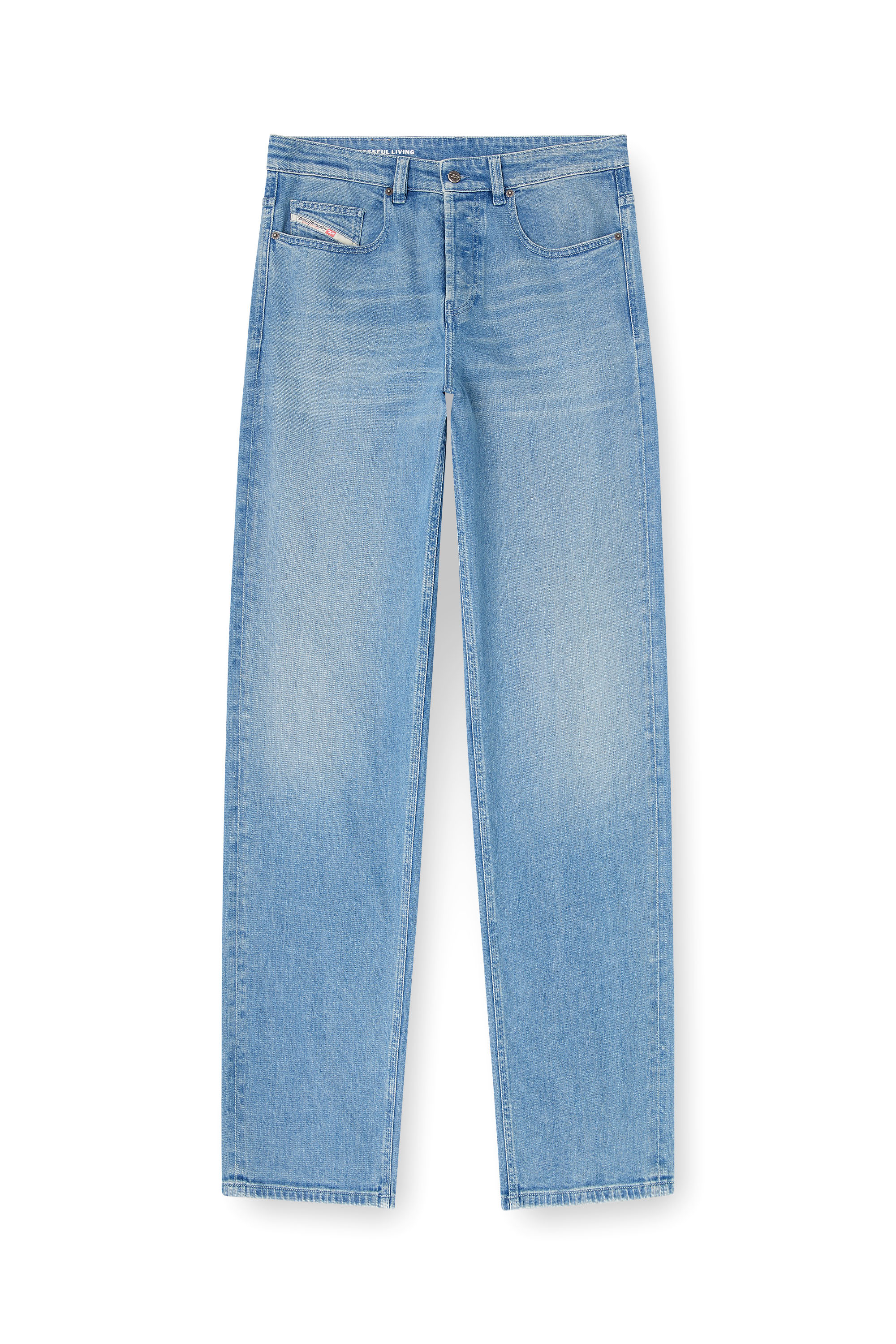Diesel - Man's Relaxed Jeans 2001 D-Macro 09Q18, Light Blue - 3
