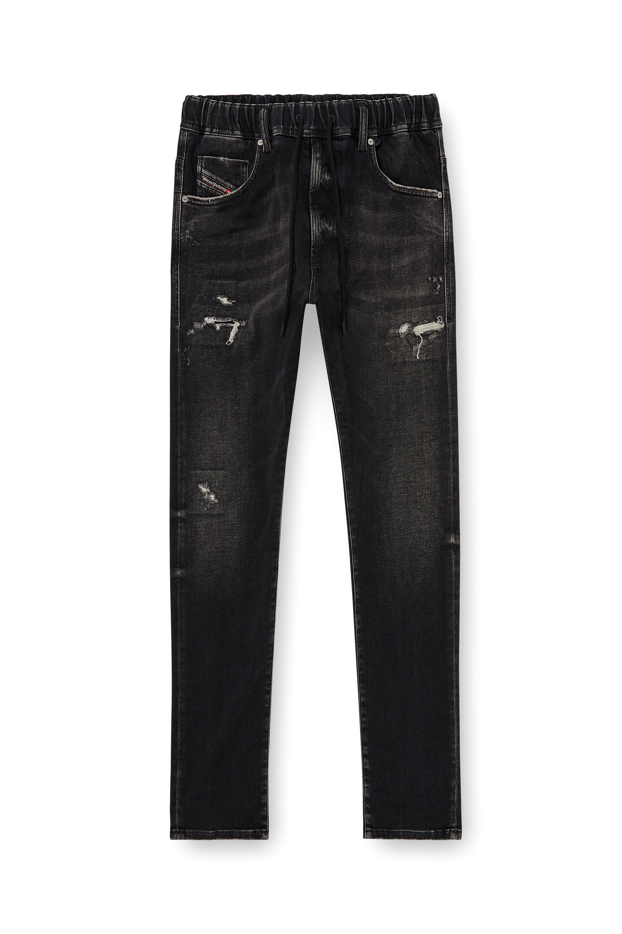 Diesel - Man's Regular 2030 D-Krooley Joggjeans&reg; 09Q22, Black/Dark grey - 3