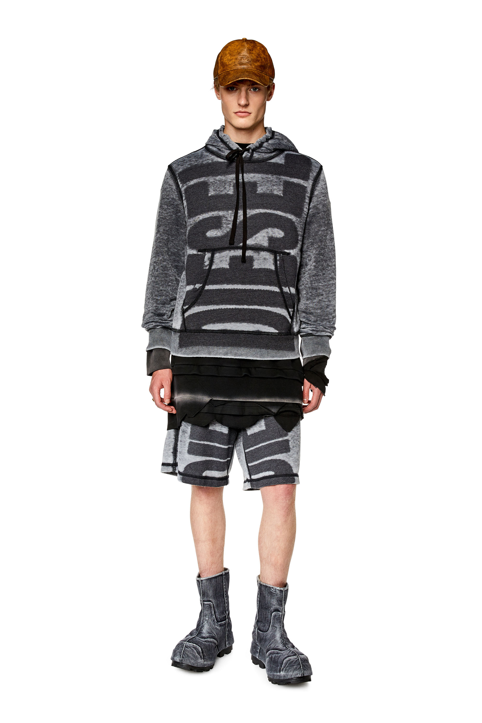 Diesel - S-GINN-HOOD-L1, Black - Image 2