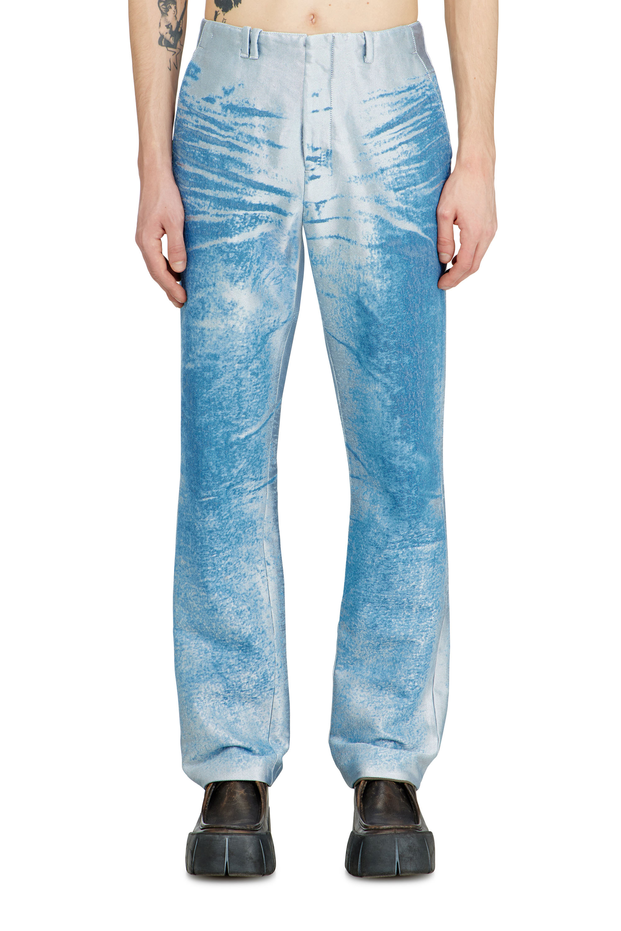 Diesel - Man's Slim Jeans D-ASKAR 0EFDK, Light Blue - 3
