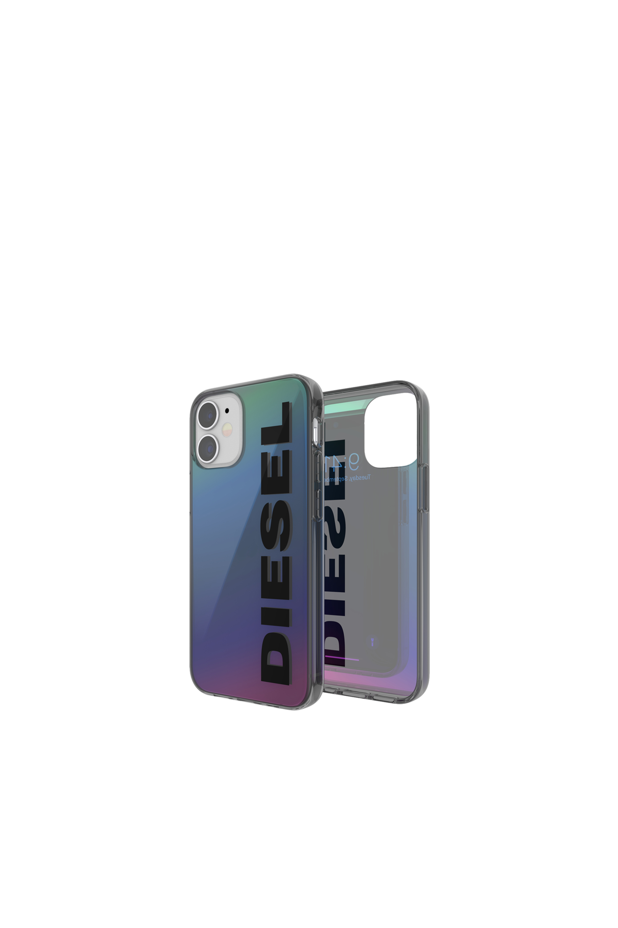 Diesel - 42572 STANDARD CASE, Unisex's Holographic TPU case for iPhone 12 Mini in Multicolor - 1