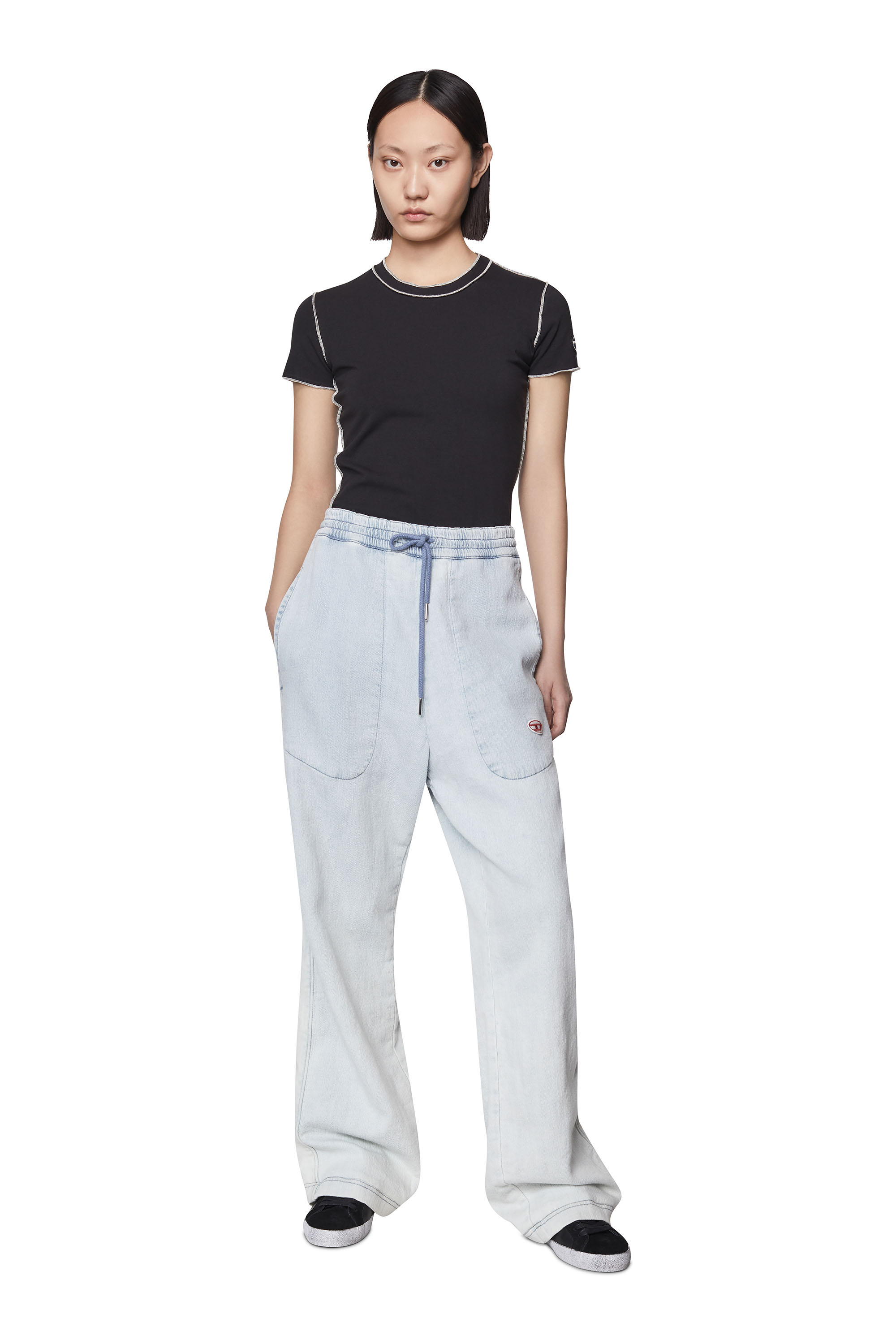 Diesel - S-LEROJI MID W, Black - Image 7