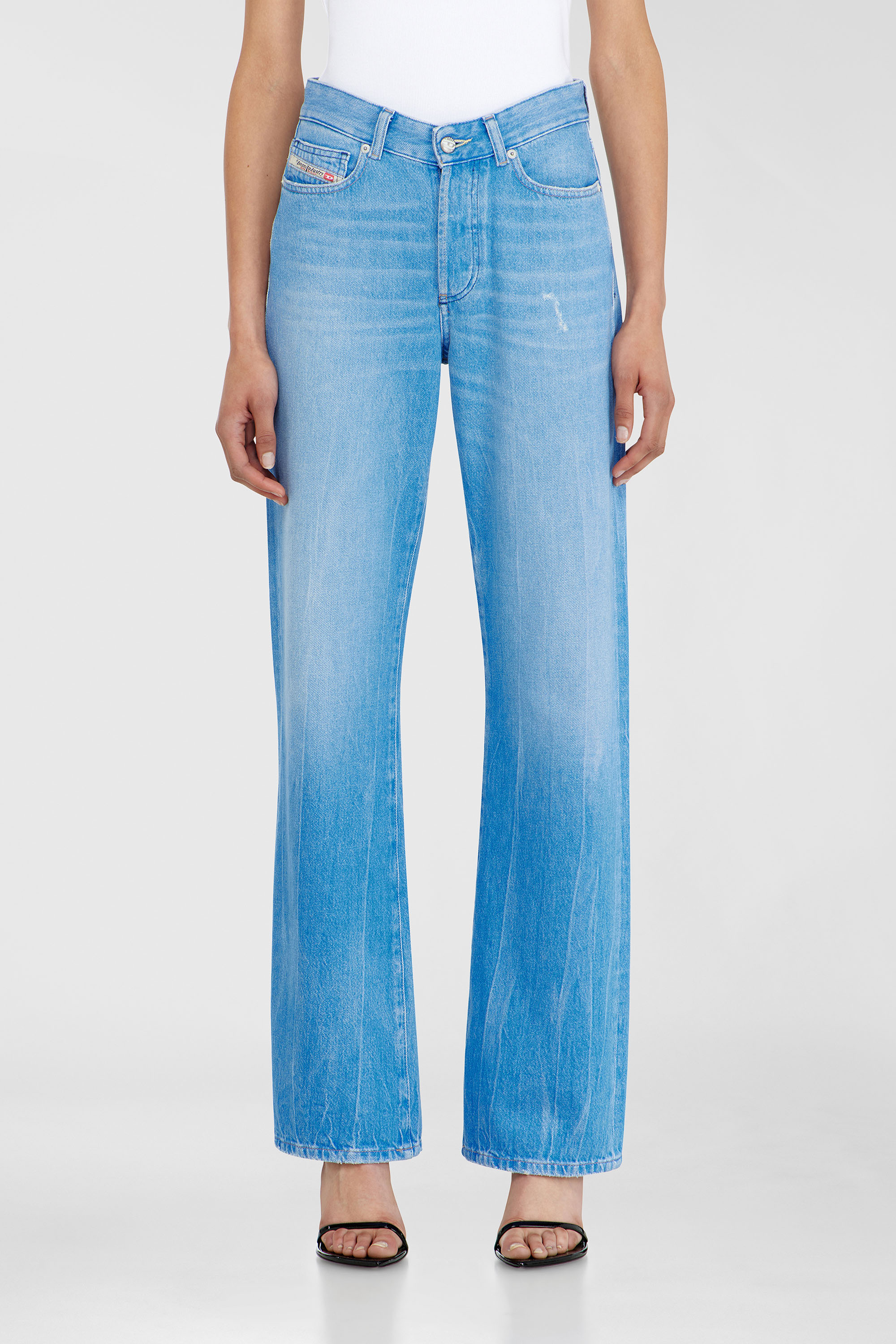Diesel - Woman's Regular Jeans 1971 D-Sent 09P88, Light Blue - 2