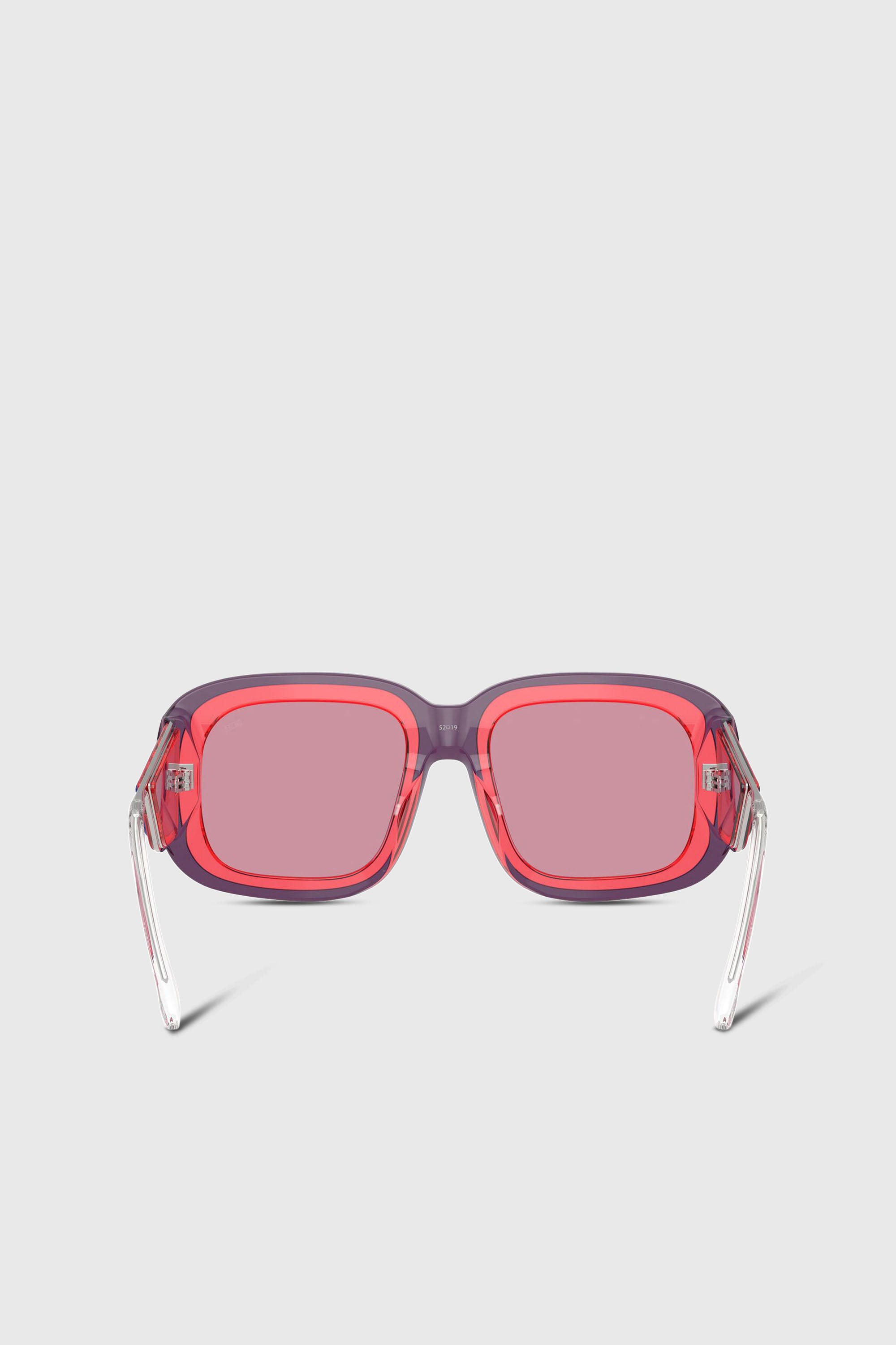 Diesel - 0DL2015U, Unisex's Square sunglasses in Pink - 3