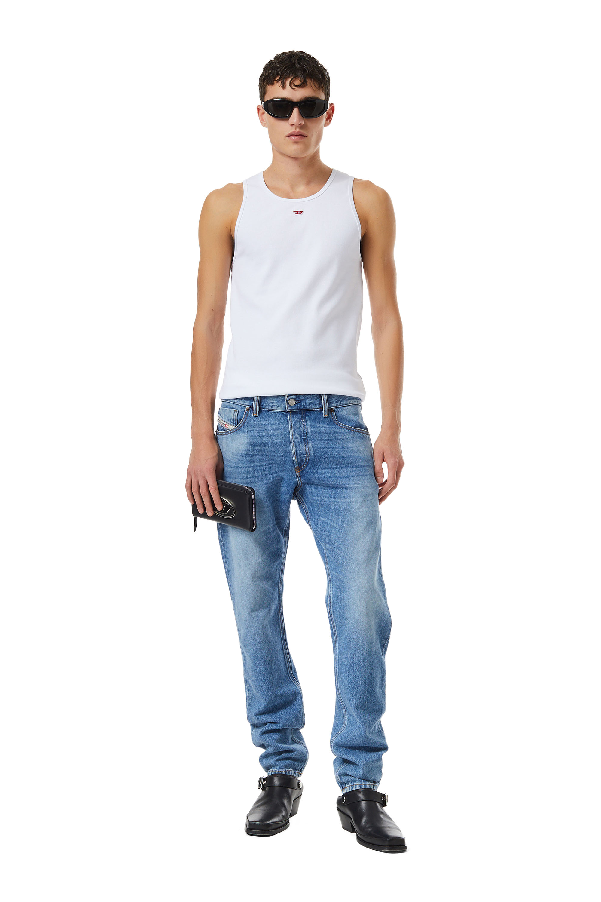 Diesel - Straight Jeans 1995 D-Sark 09C15, Light Blue - Image 5