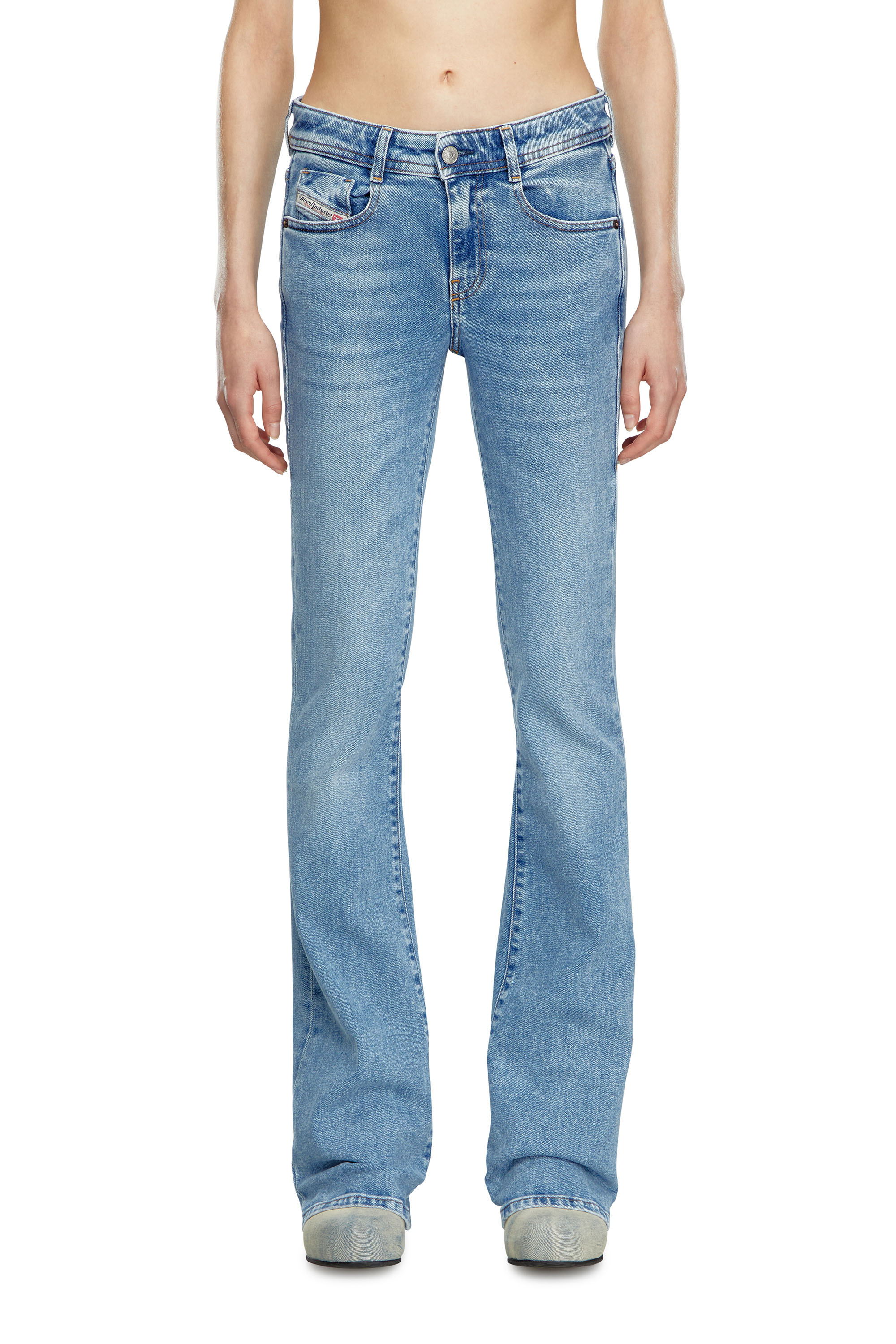 Diesel - Bootcut and Flare Jeans 1969 D-Ebbey 9B92L, Light Blue - Image 1