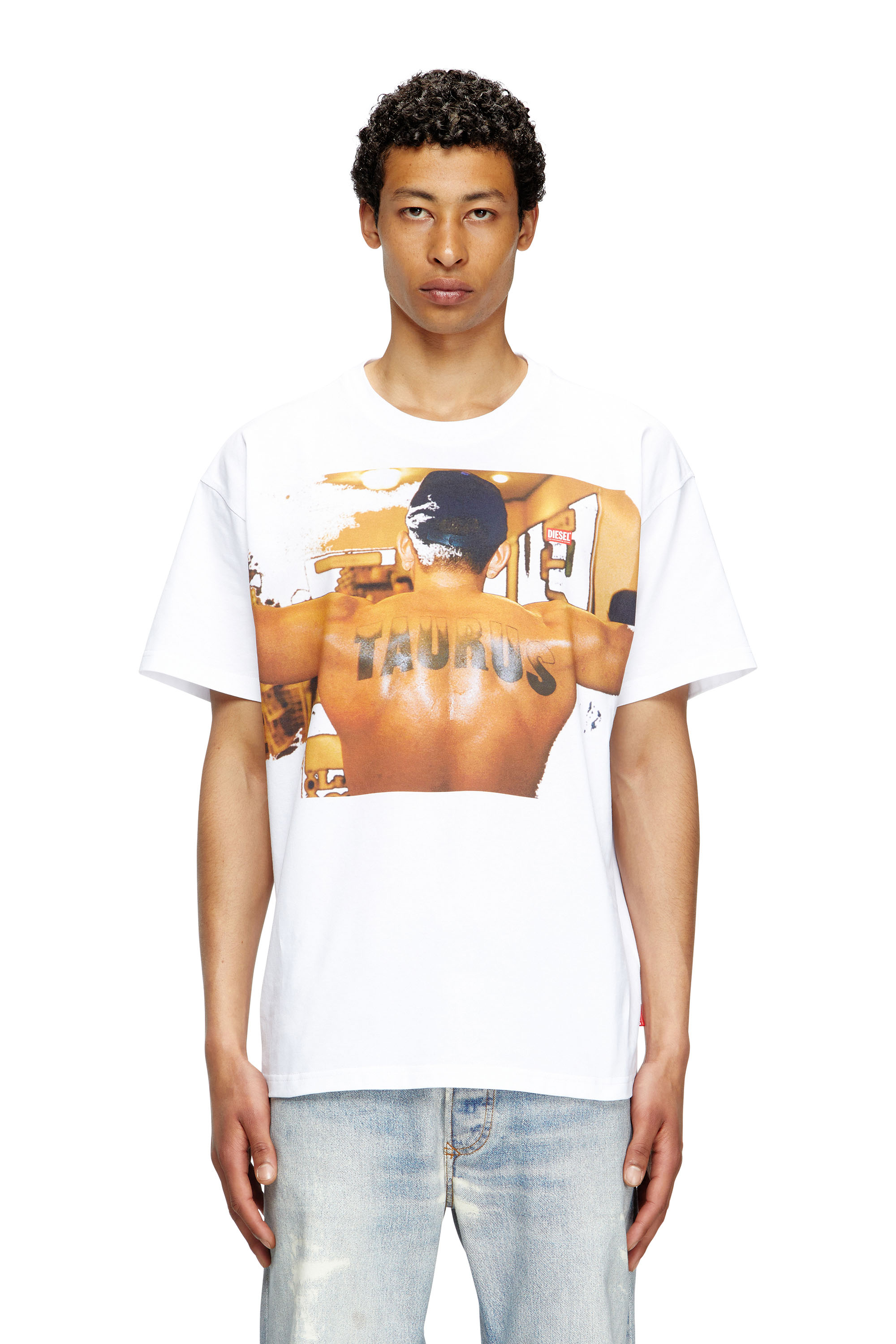 Diesel - PR-T-NORM-TOM25-1, Unisex's T-shirt with graphic print in White - 2
