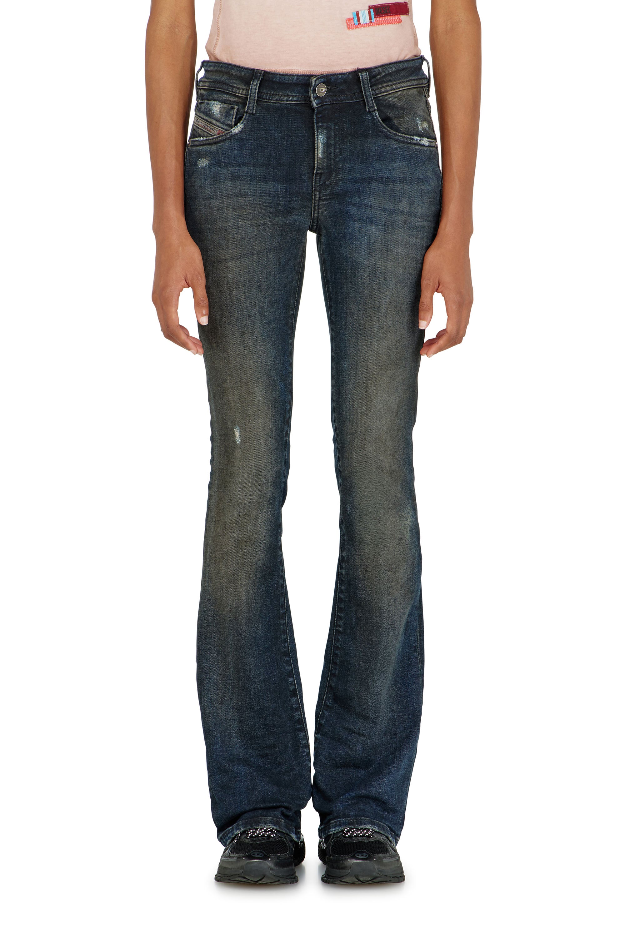 Diesel - Woman's Bootcut Jeans 1969 D-Ebbey 09P69, Dark Blue - 4