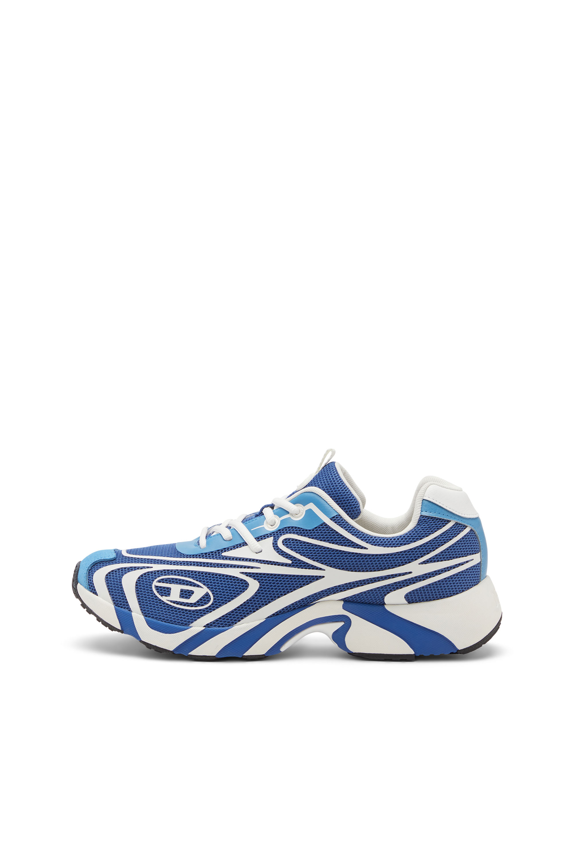 Diesel - S-D-VIT'S 500 LOW, Man's S-D-Vit - Lace-up sneakers in Blue/White - 7