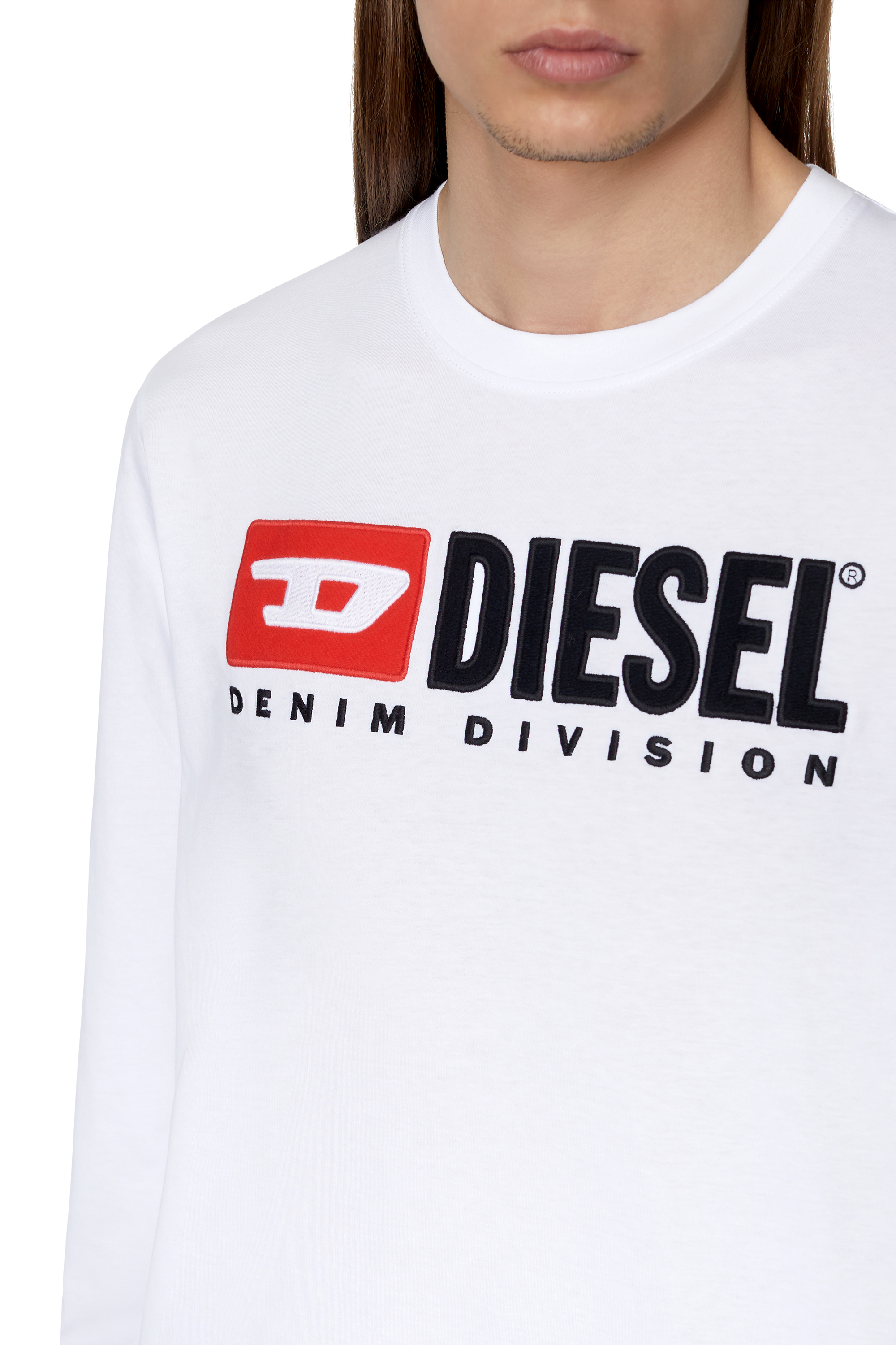 Diesel - T-JUST-LS-DIV, White - Image 5