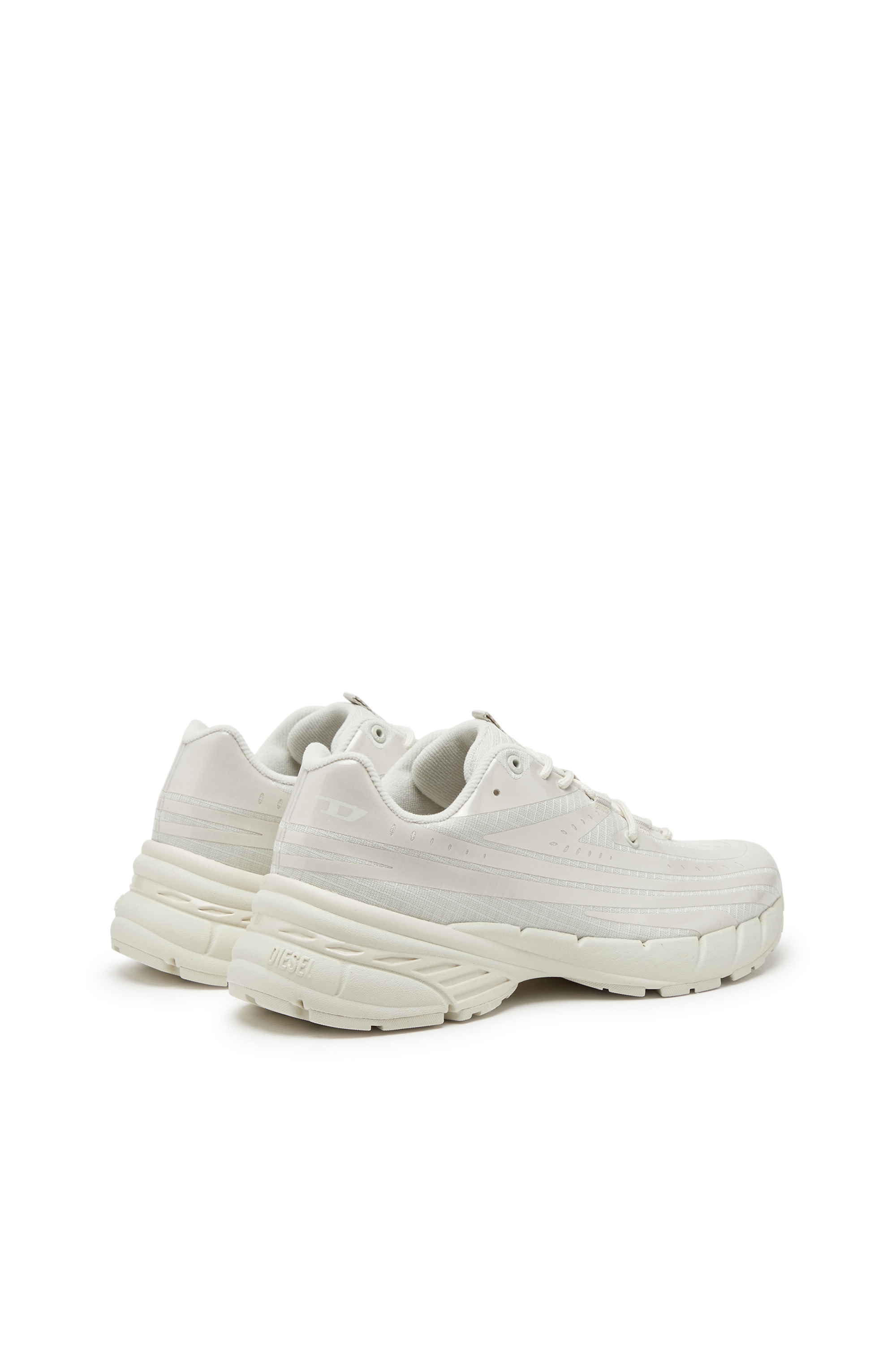 Diesel - D-AIRSPEED LOW W, Woman's D-Airspeed Low-Monochrome sneakers with pearly coating in White - 3