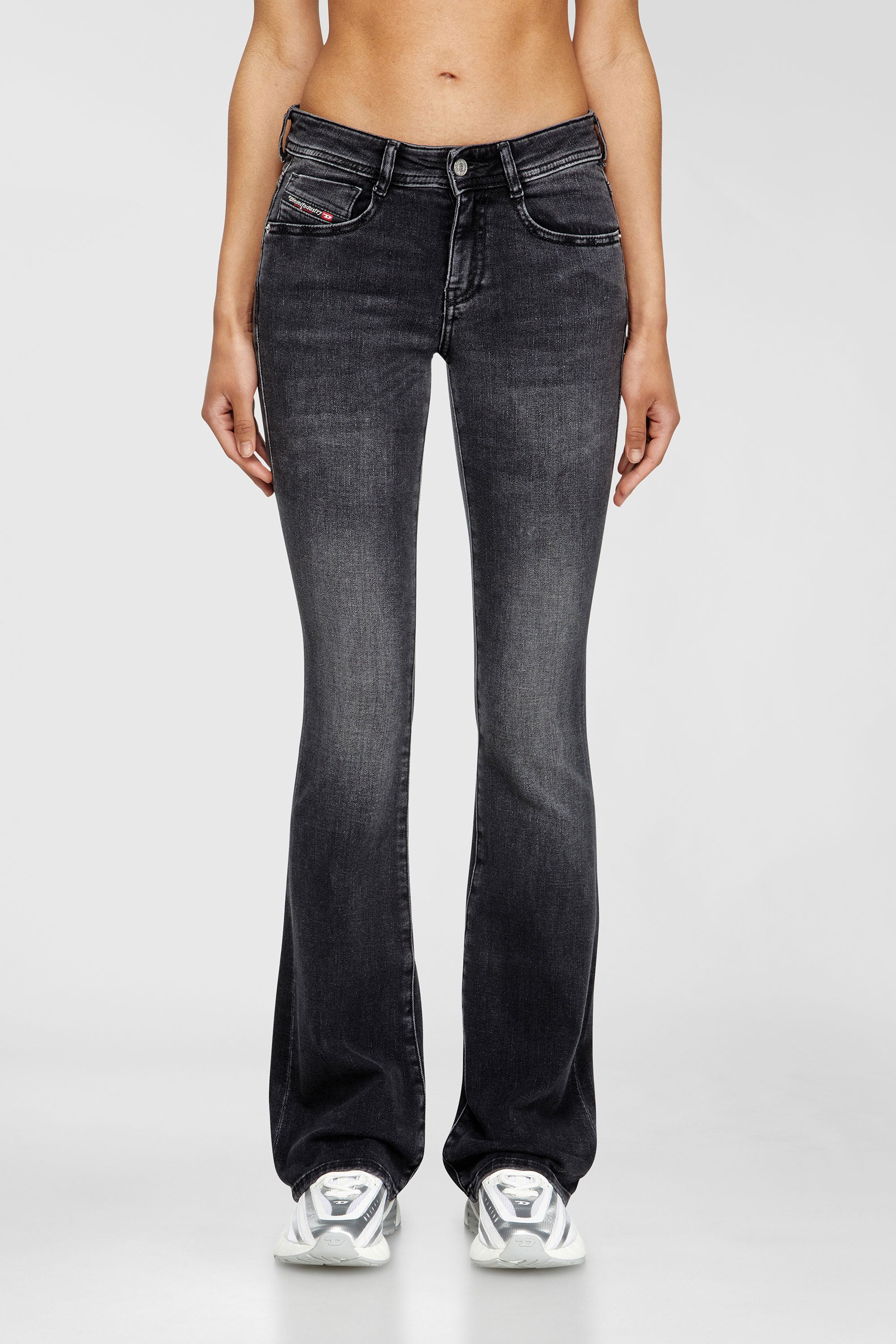 Diesel - Woman's Bootcut Jeans 1969 D-Ebbey 0DBDN, Black/Dark grey - 1