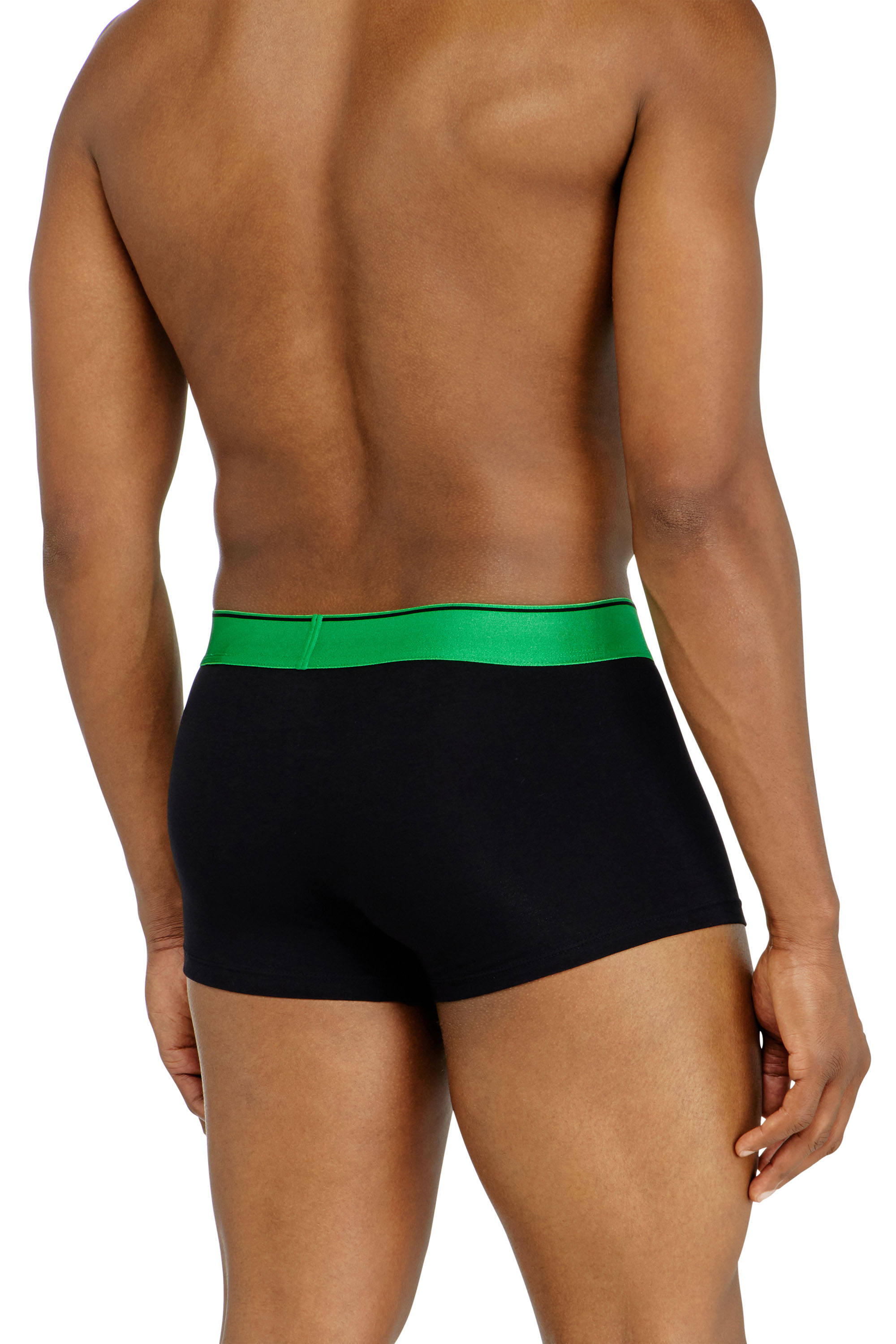 Diesel - DAMIEN-GFT-3PACK, Man's Three-pack boxer briefs with metallic waistband in Black - 4
