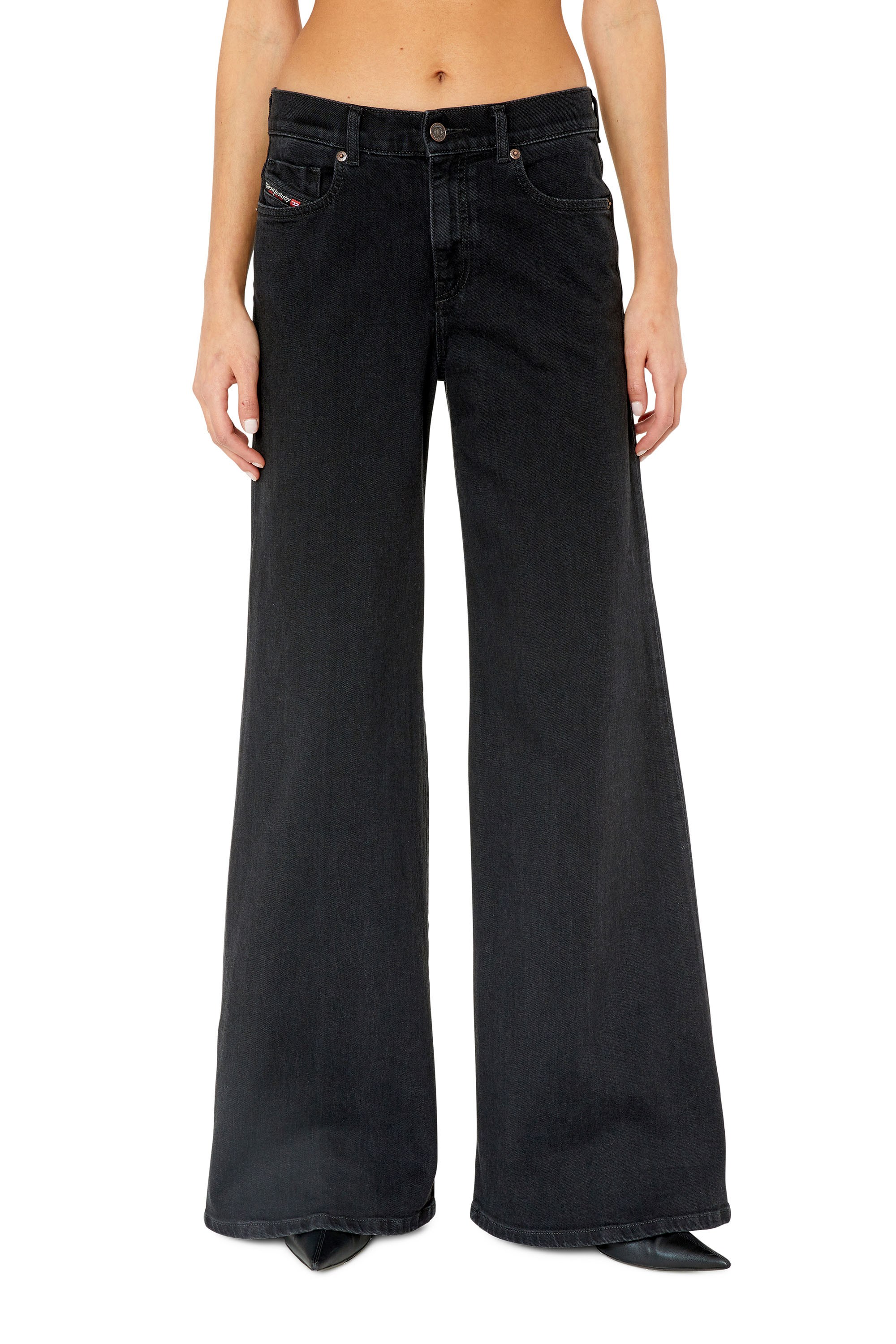 Diesel - Bootcut and Flare Jeans 1978 D-Akemi Z9C25, Black/Dark grey - Image 1