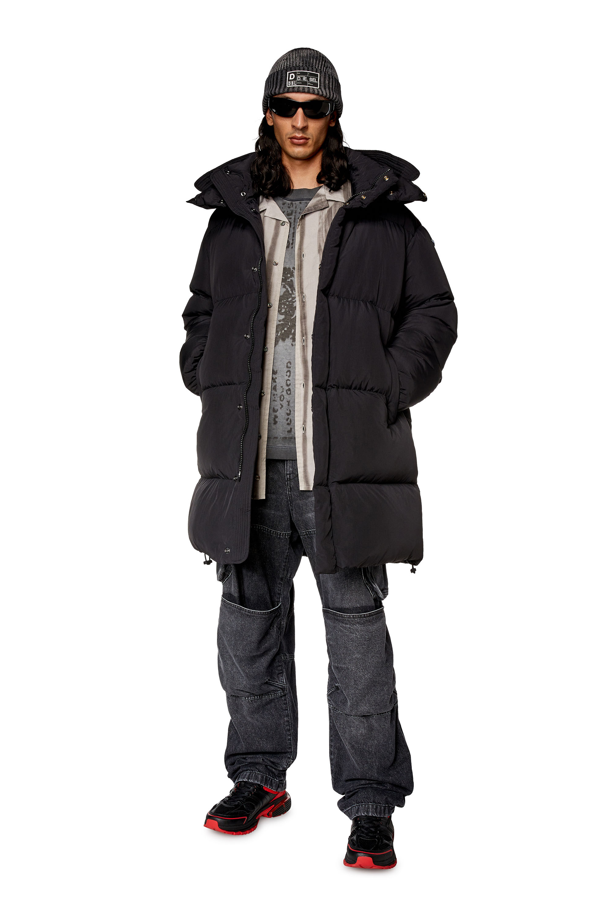 Diesel - W-ROLFYS-LONG, Black - Image 2
