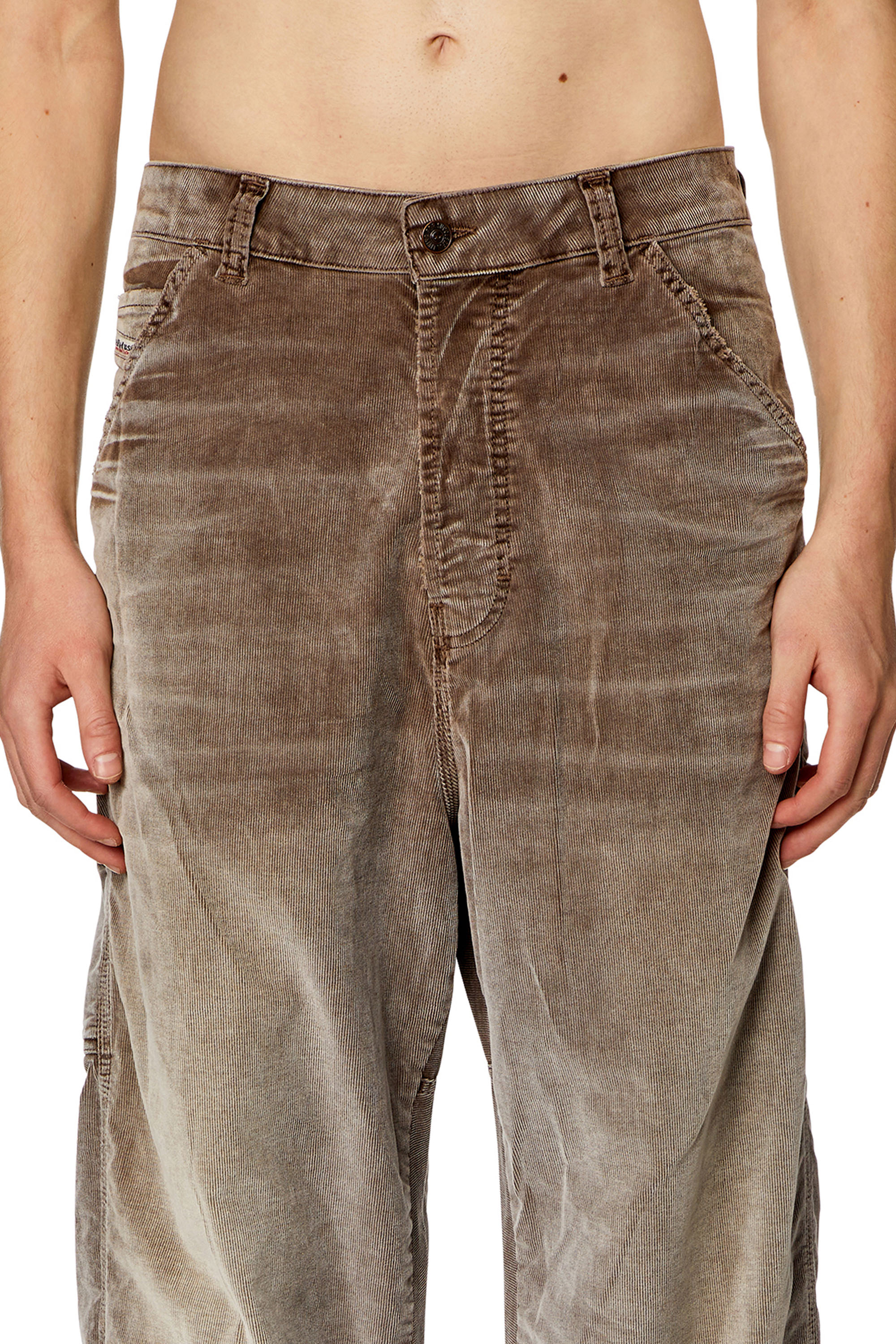 Diesel - Man Straight Jeans D-Livery 068JF, Brown - Image 5