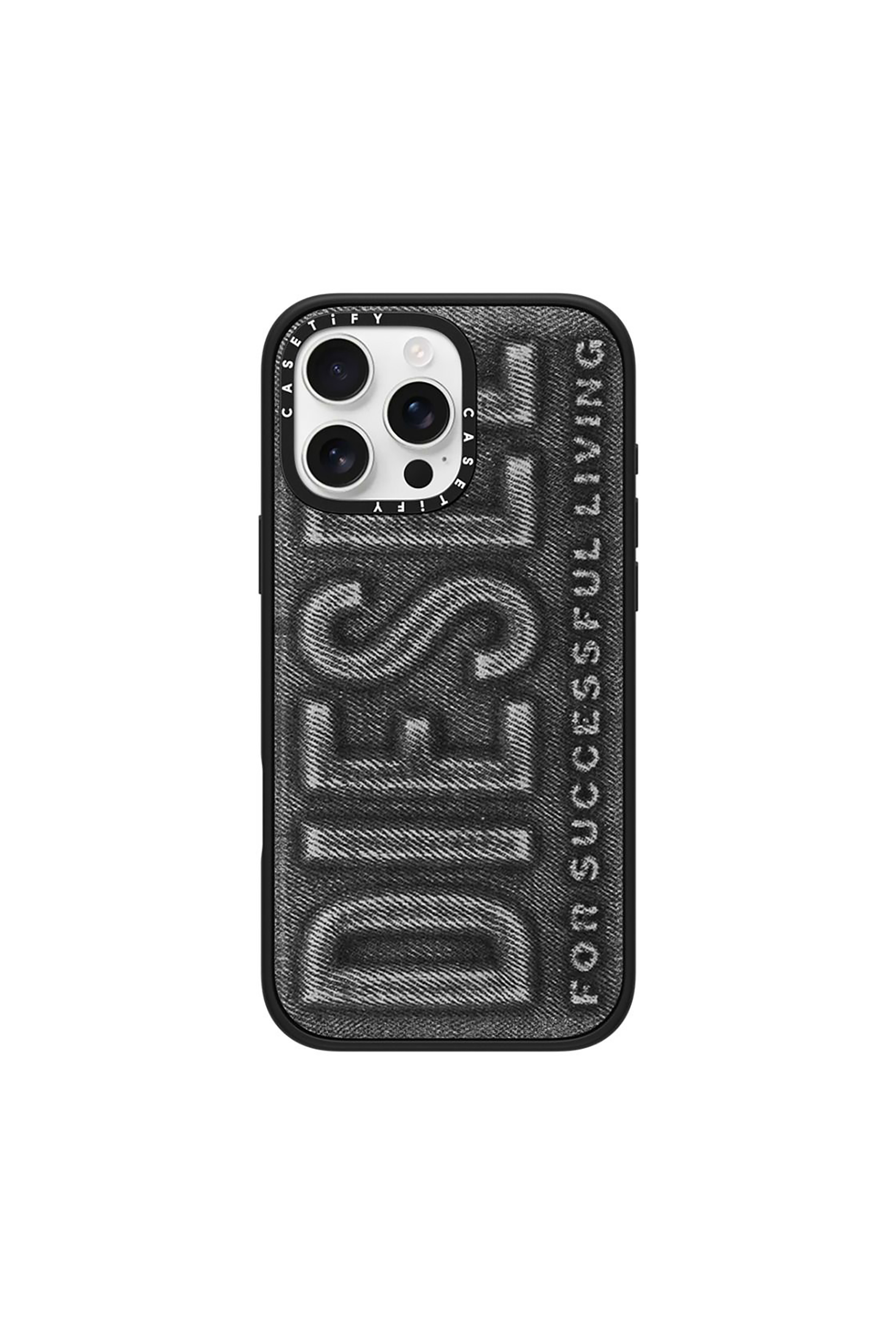 Diesel - 60560 MOULDED CASE, Unisex's Biscotto impact case for iPhone 16 Pro Max in Black - 1