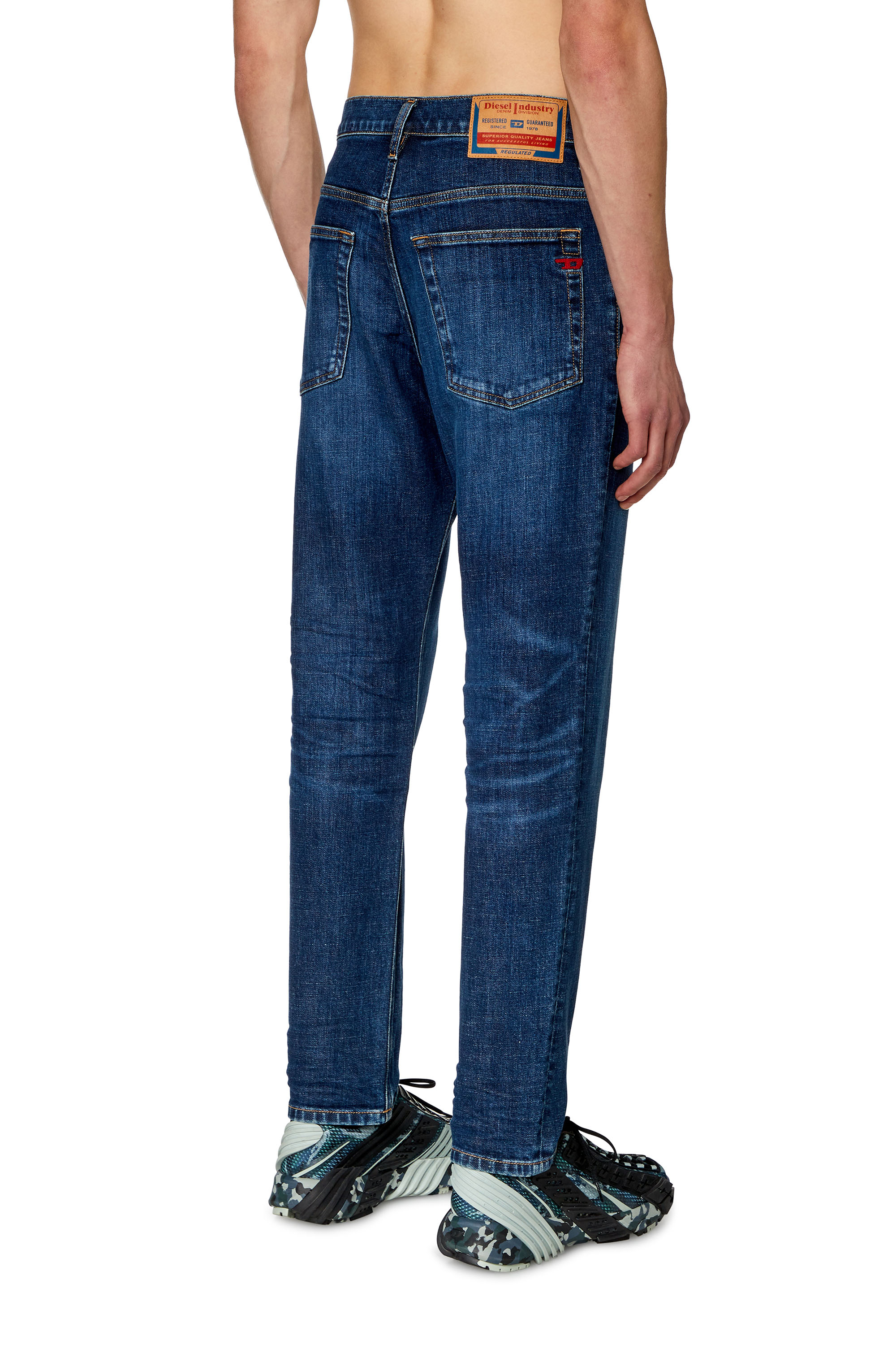 Diesel - Man Tapered Jeans 2005 D-Fining 0PFAZ, Dark Blue - Image 3