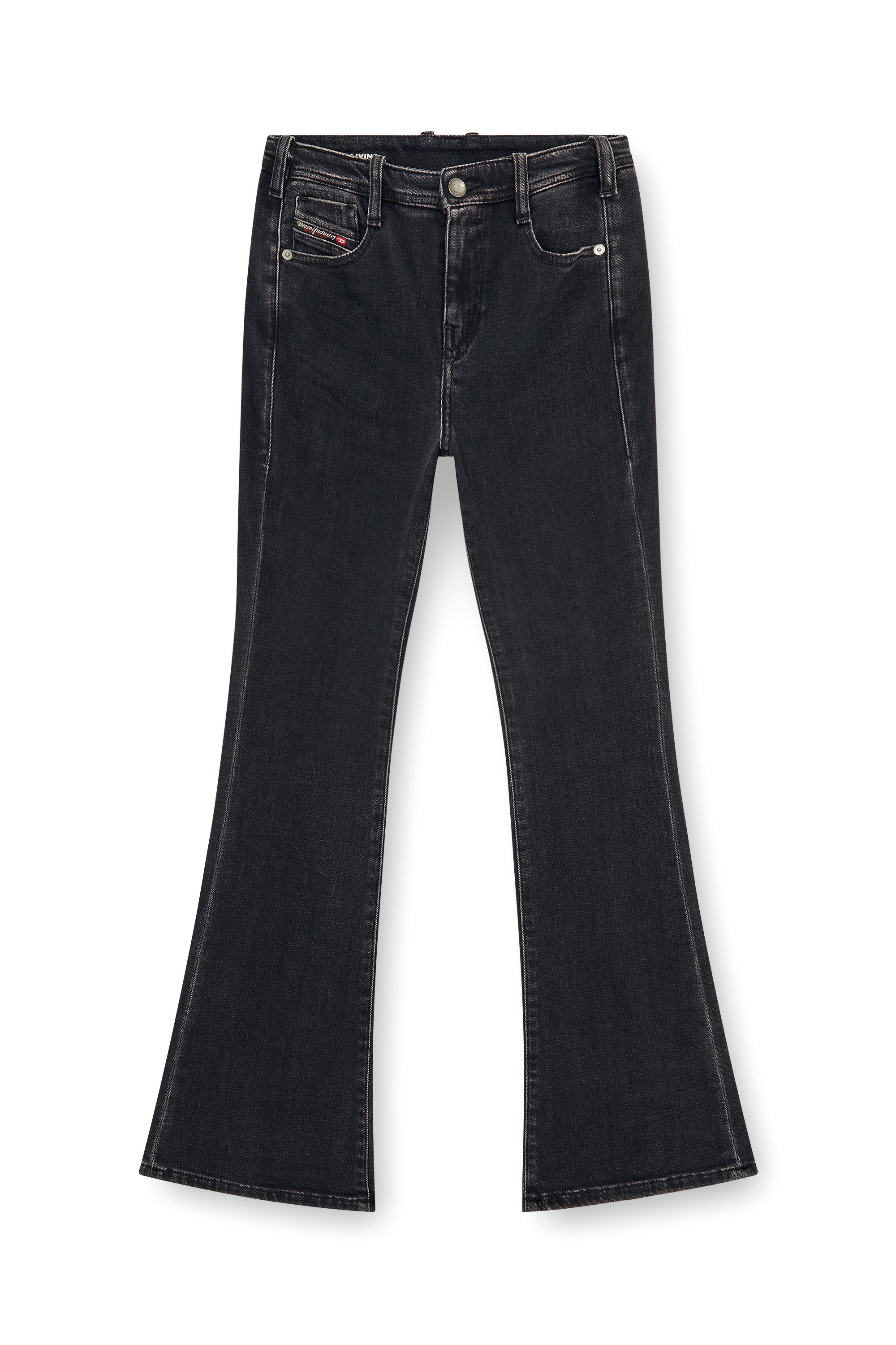 Diesel - Woman's Bootcut Jeans 1969 D-Ebbey 09P75, Black/Dark grey - 6