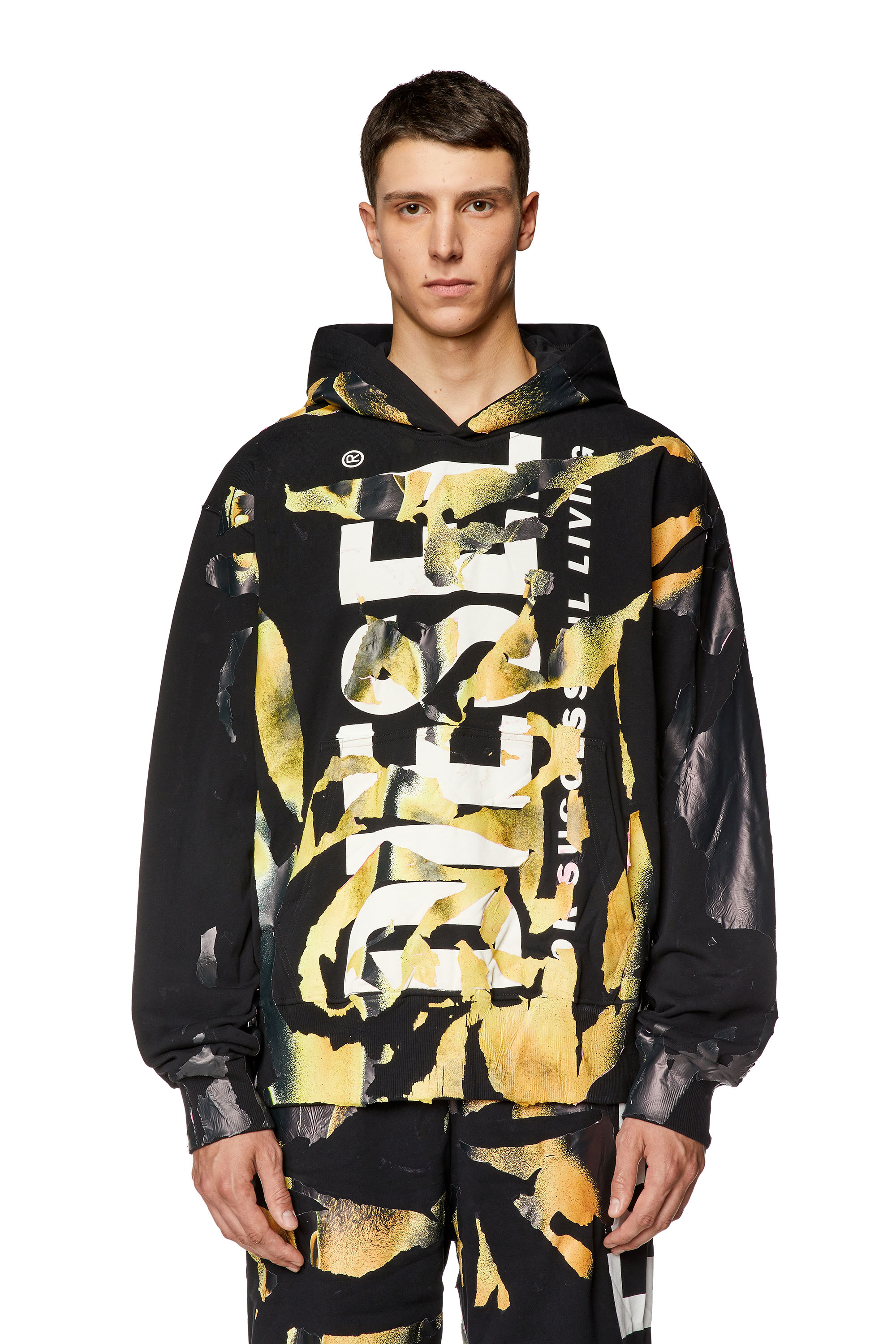 Diesel - S-MAC-HOOD-M1, Black/Orange - Image 3