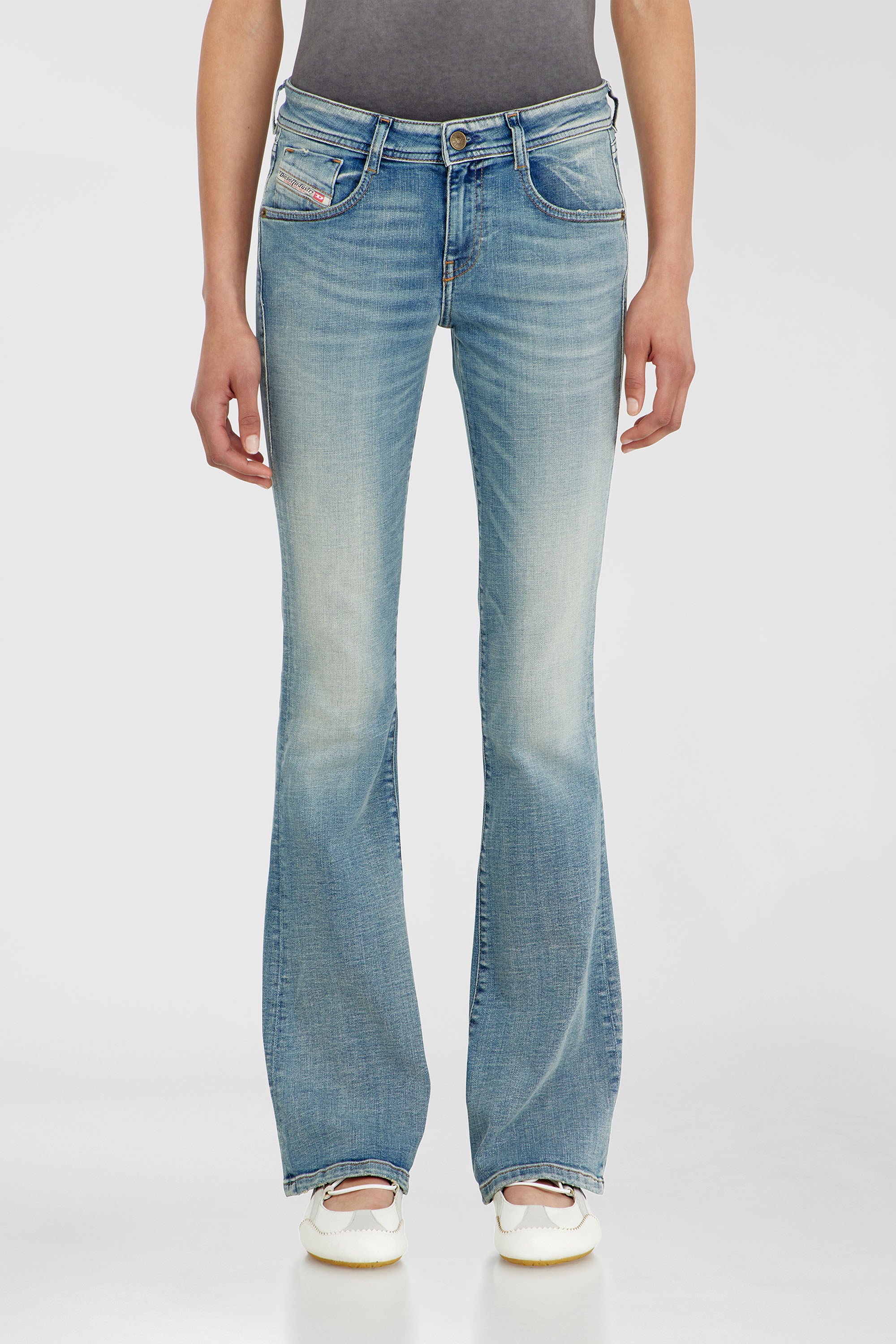 Diesel - Woman's Bootcut Jeans 1969 D-Ebbey 09P42, Light Blue - 1
