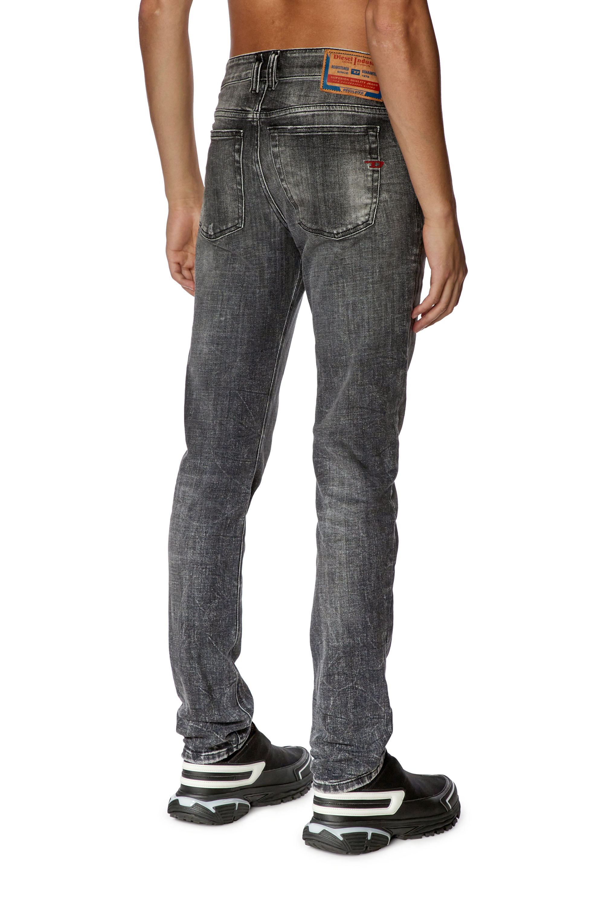 Diesel - Skinny Jeans 1979 Sleenker 09G86, Black/Dark grey - Image 2