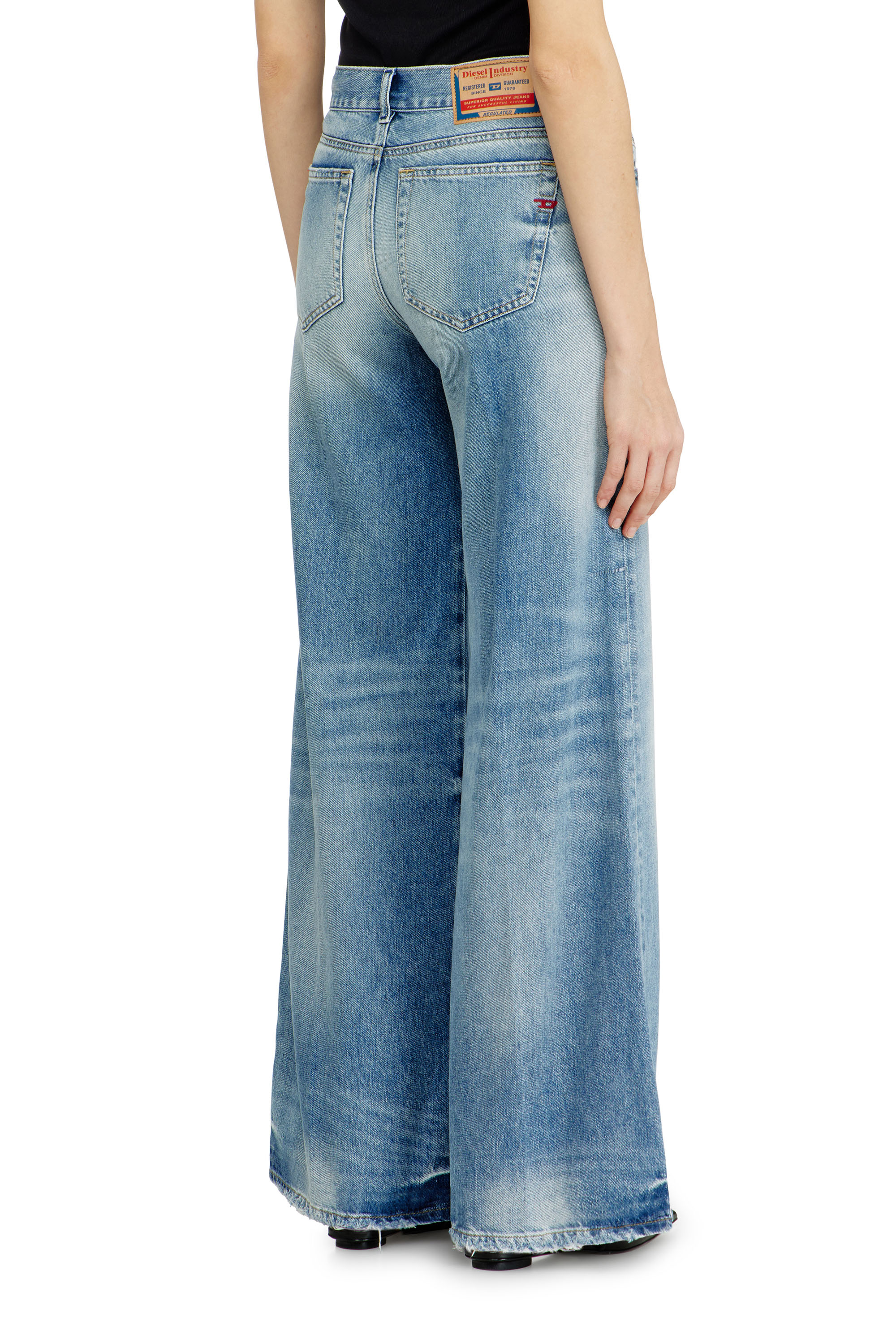 Diesel - Woman's Flare Jeans 1978 D-Akemi 09M07, Light Blue - 4