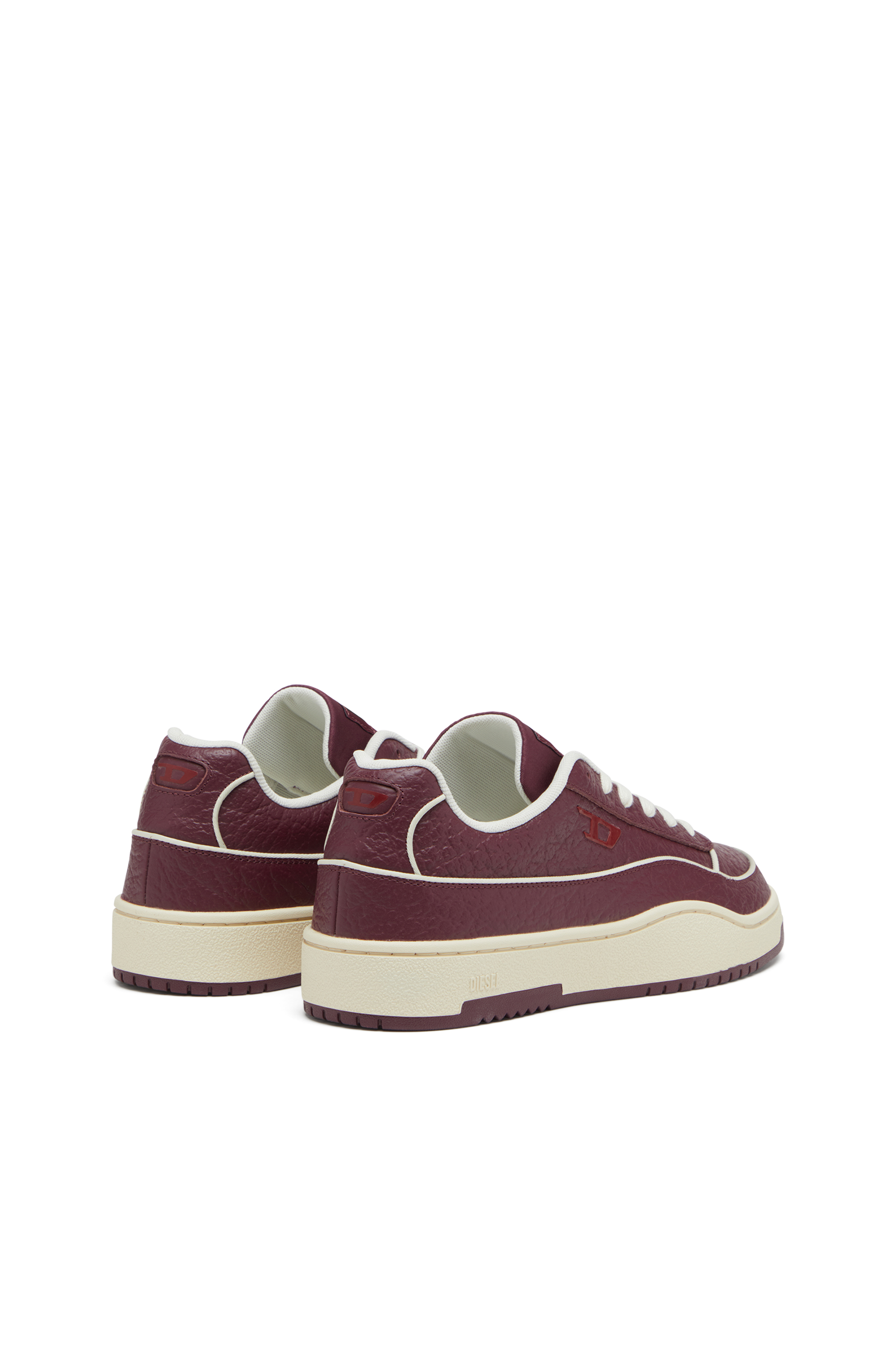 Diesel - S-TRACKER-D LOW, Man's S-Tracker-D-Sneakers in textured leather in Burgundy - 3