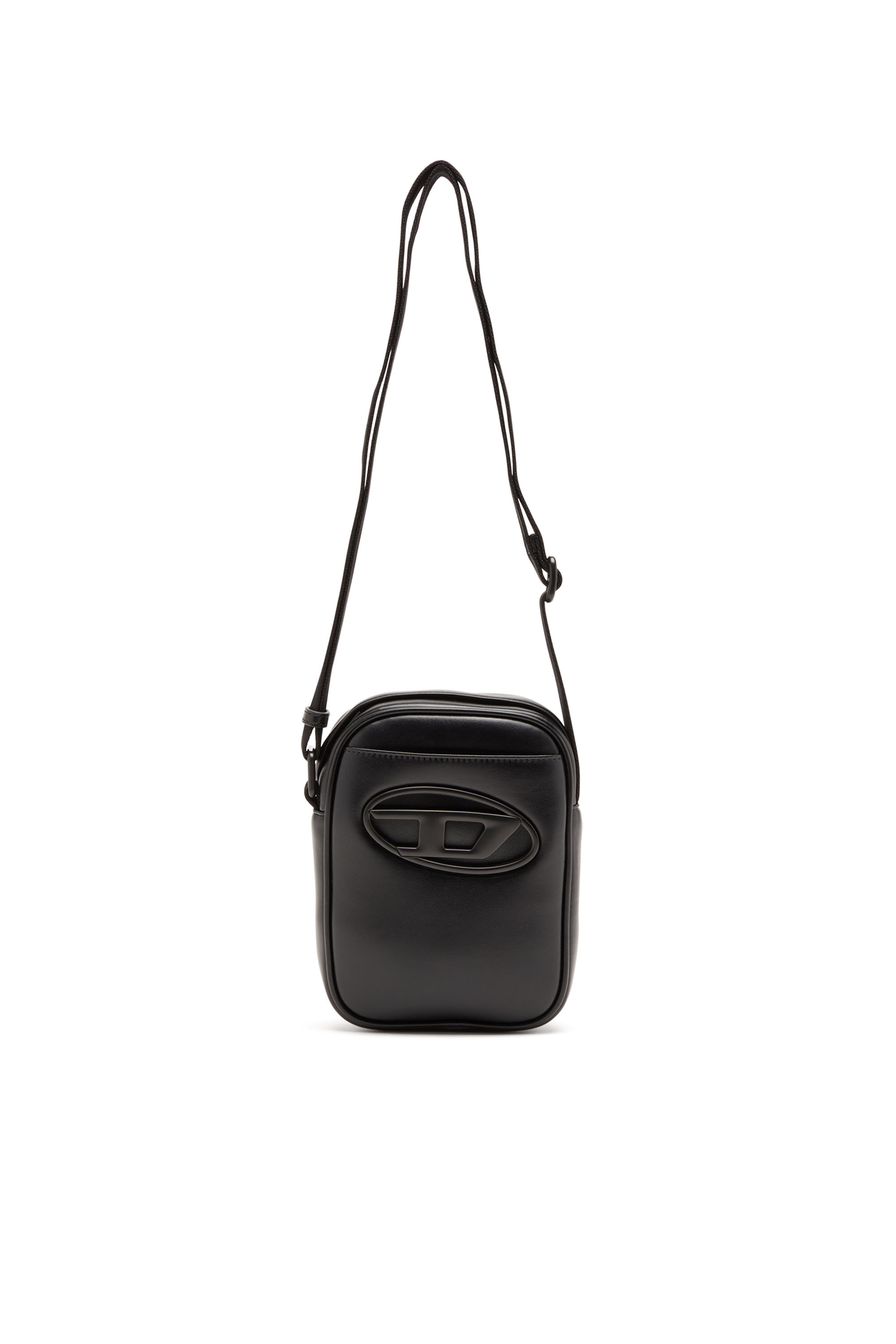 Diesel - HOLI-D CROSSBODY, Man's Holi-D-Crossbody bag in PU and neoprene in Black - 1