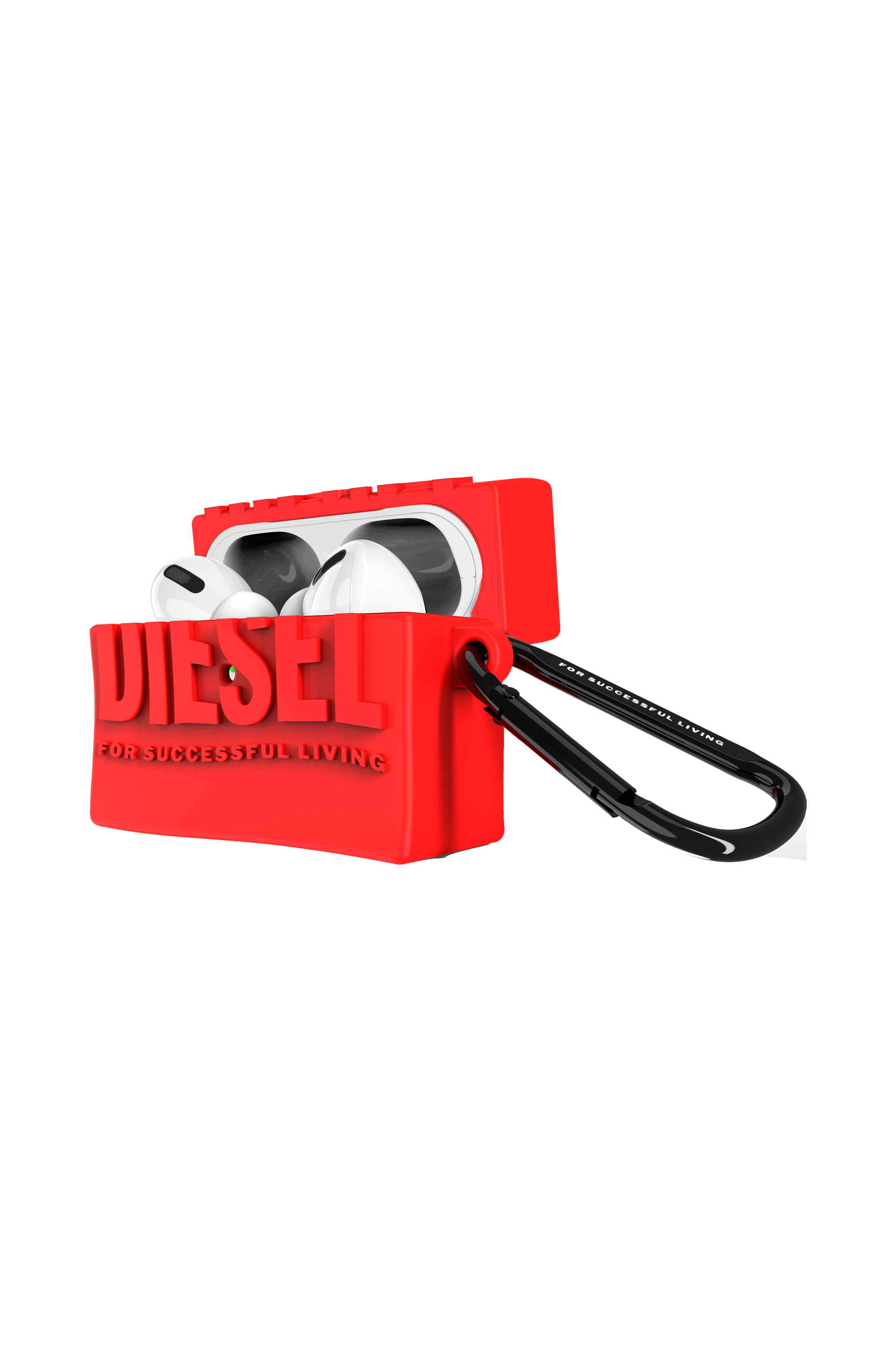 Diesel - 54135 AIRPOD CASE, Unisex's D By Airpod case Airpods Pro / Pro 2 in Red - 4