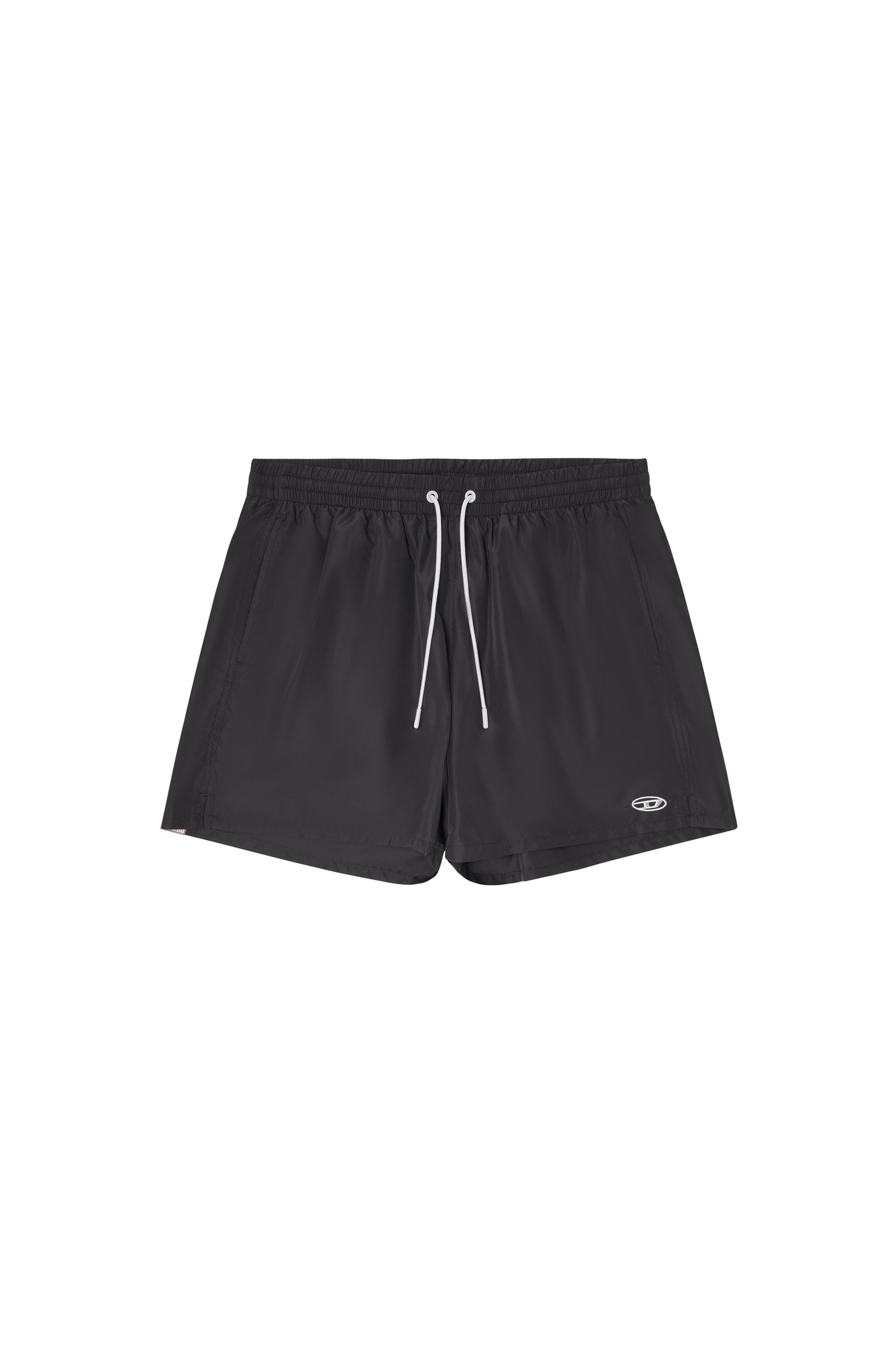 Diesel - GEORGE-41-UTLT, Man's Swim shorts with metallic Oval D logo in Black - 3