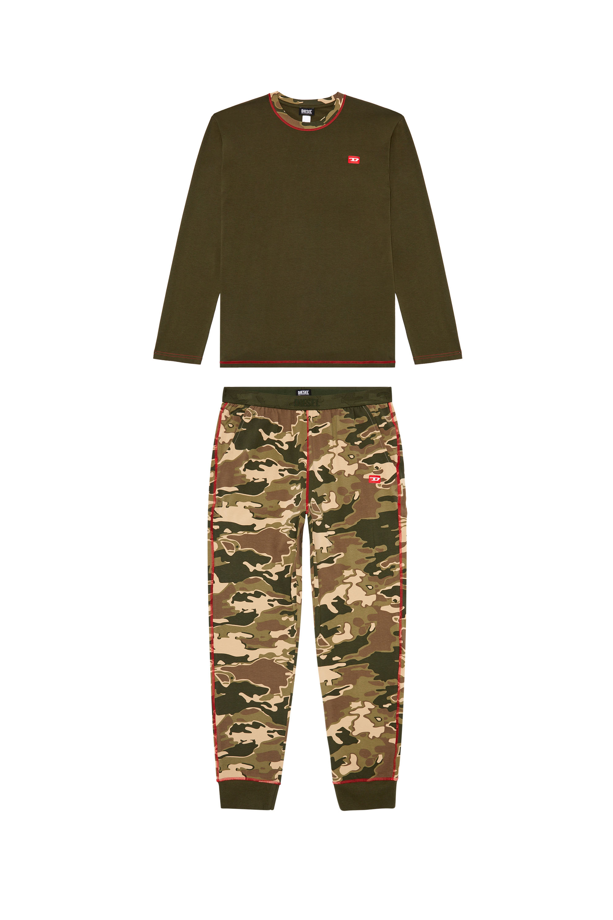 Diesel - UMSET-WILLIAM, Black/Green - Image 1