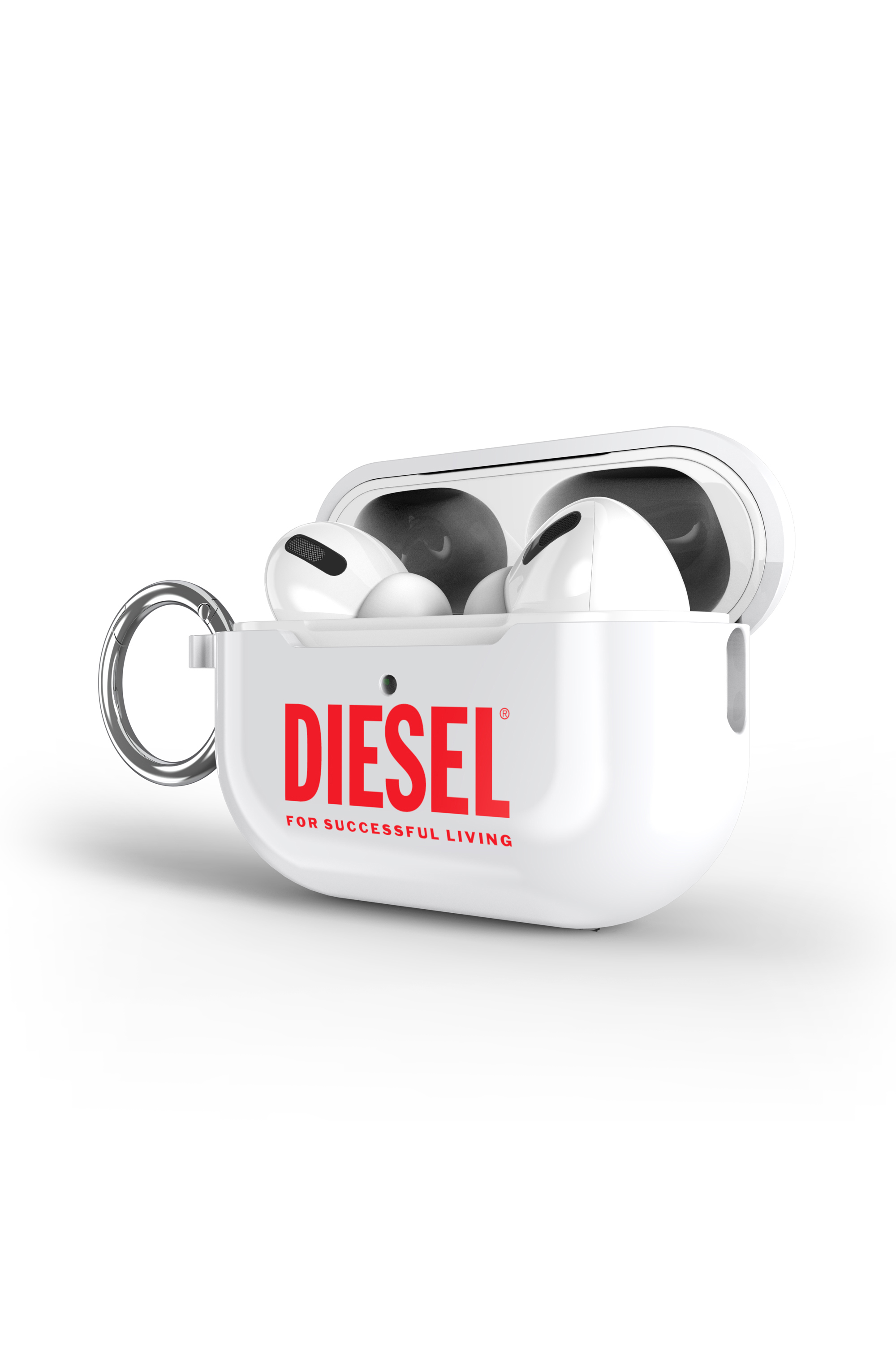 Diesel - 60067 AOP CASE, Unisex's Case for Airpods Pro/Pro 2 in White - 3