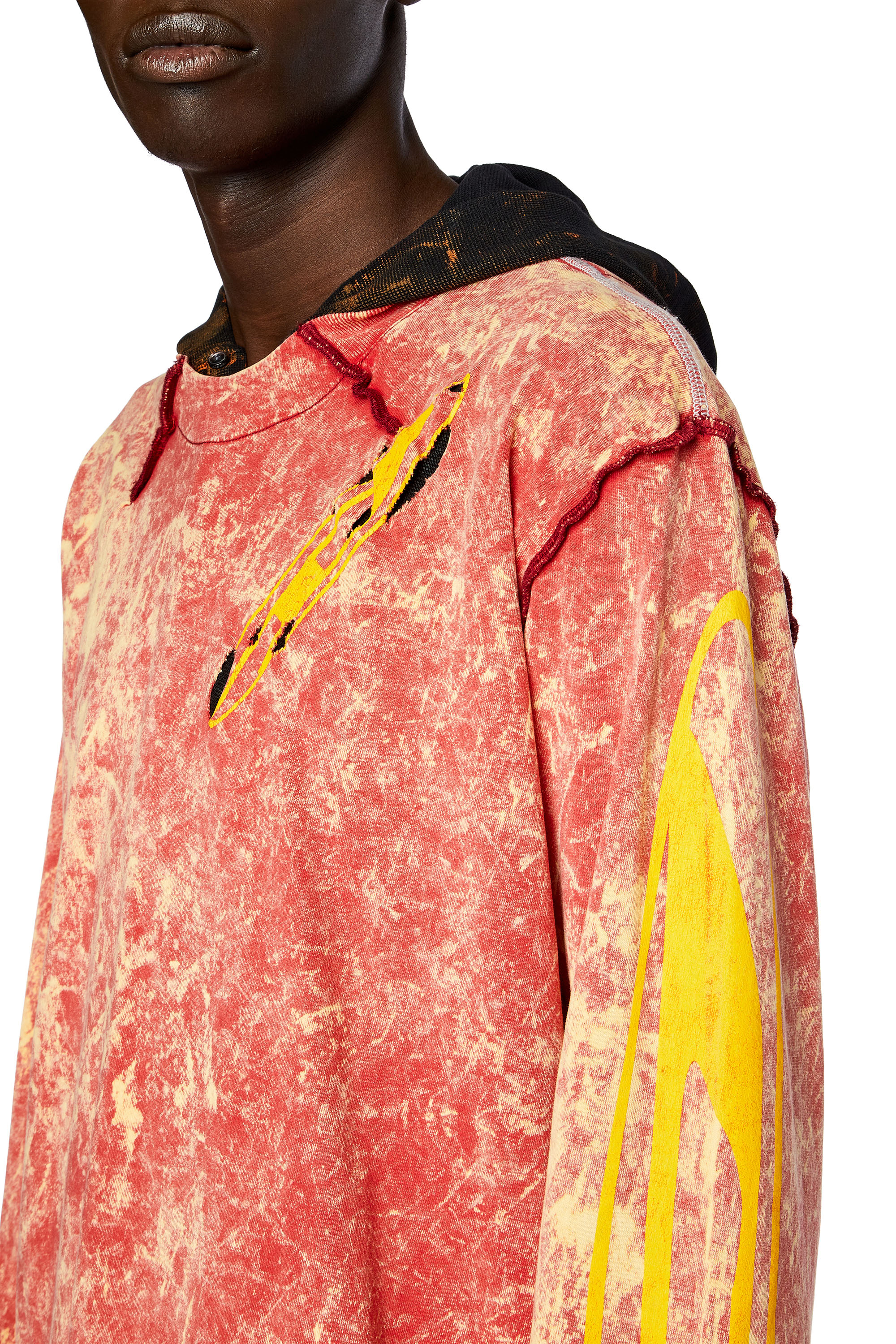Diesel - T-CRAMIVOLKK-LS, Red - Image 5