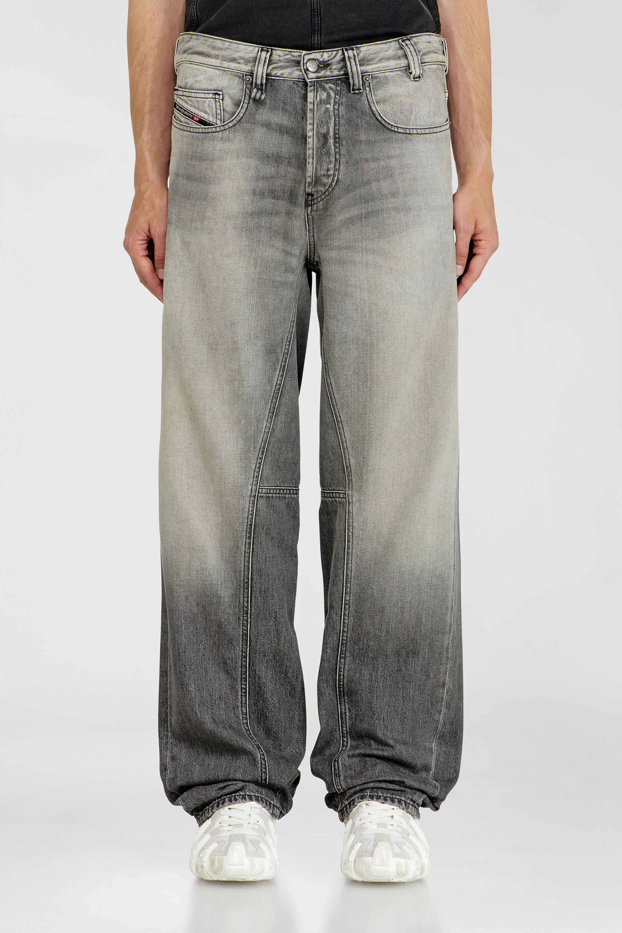 Diesel - Man's Relaxed Jeans 2001 D-Macro 09P56, Grey - 1