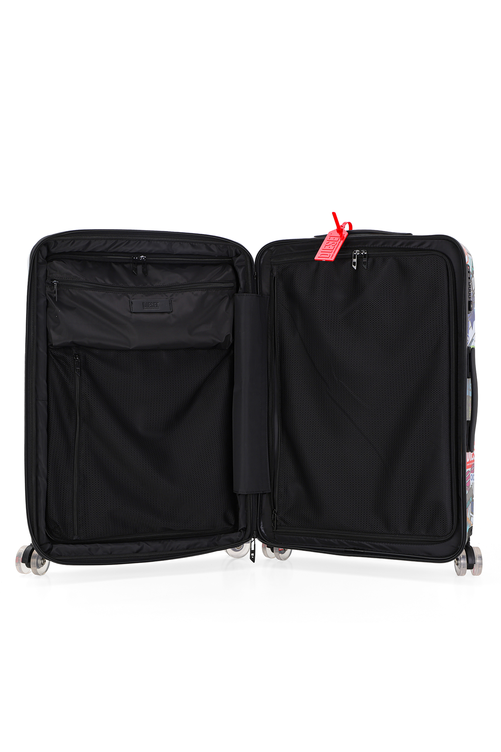 Diesel - DIESEL PC PRINTED TROLLEY-STICKERS- DSL0, Unisex's Sticker style suitcase size M in Multicolor - 4