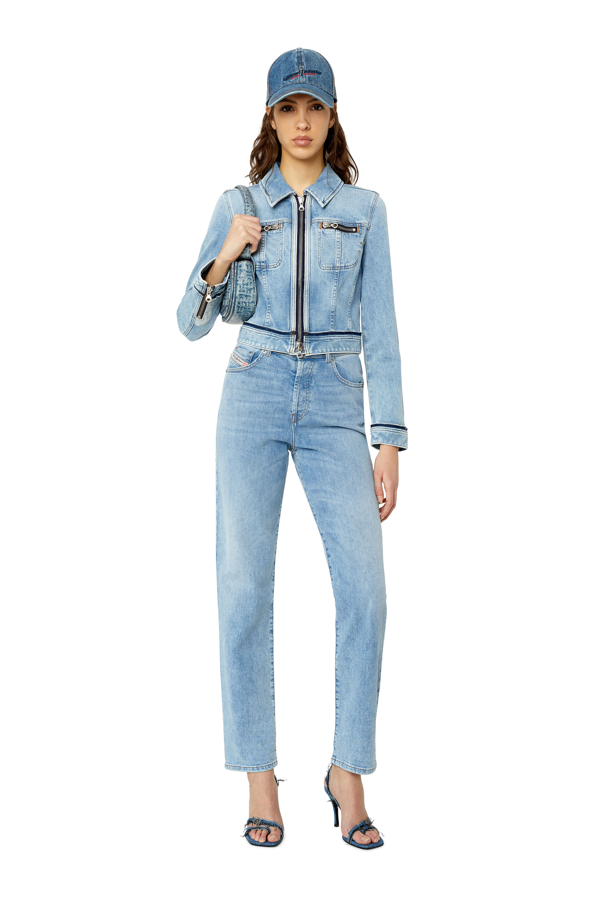 Diesel - Straight Jeans 1956 D-Tulip 09F41, Light Blue - Image 1