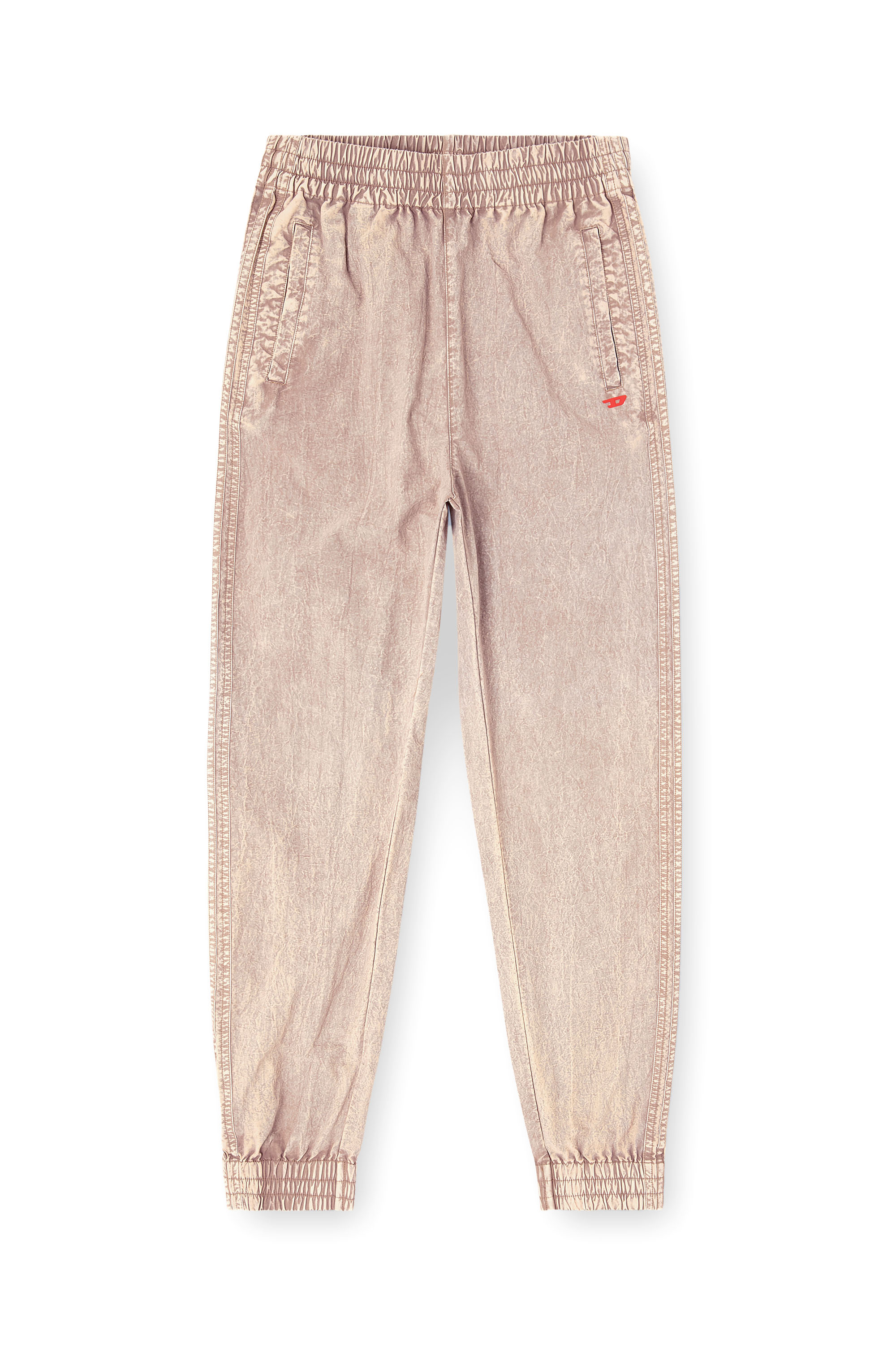 Diesel - P-ARIS, Woman's Track pants in treated Taslan in Beige - 3