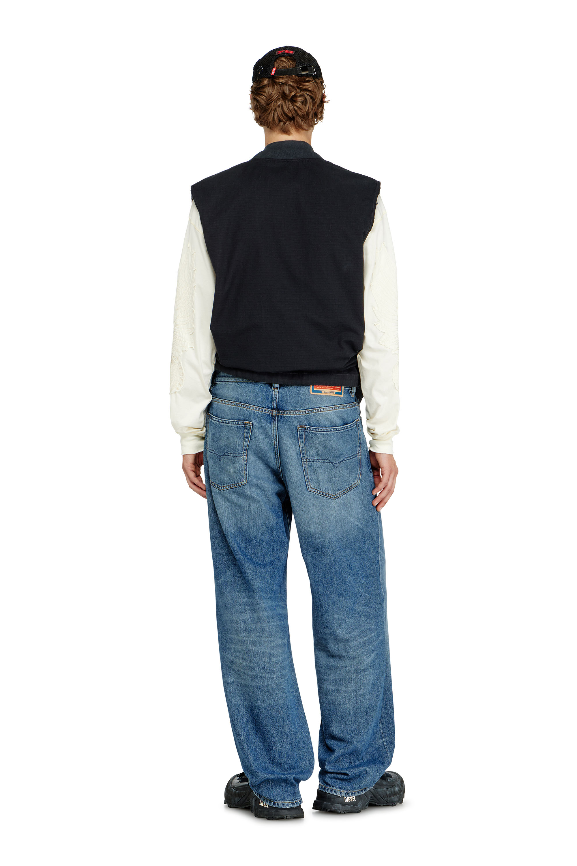 Diesel - Man's Relaxed Jeans 2001 D-Macro 09P61, Medium blue - 4