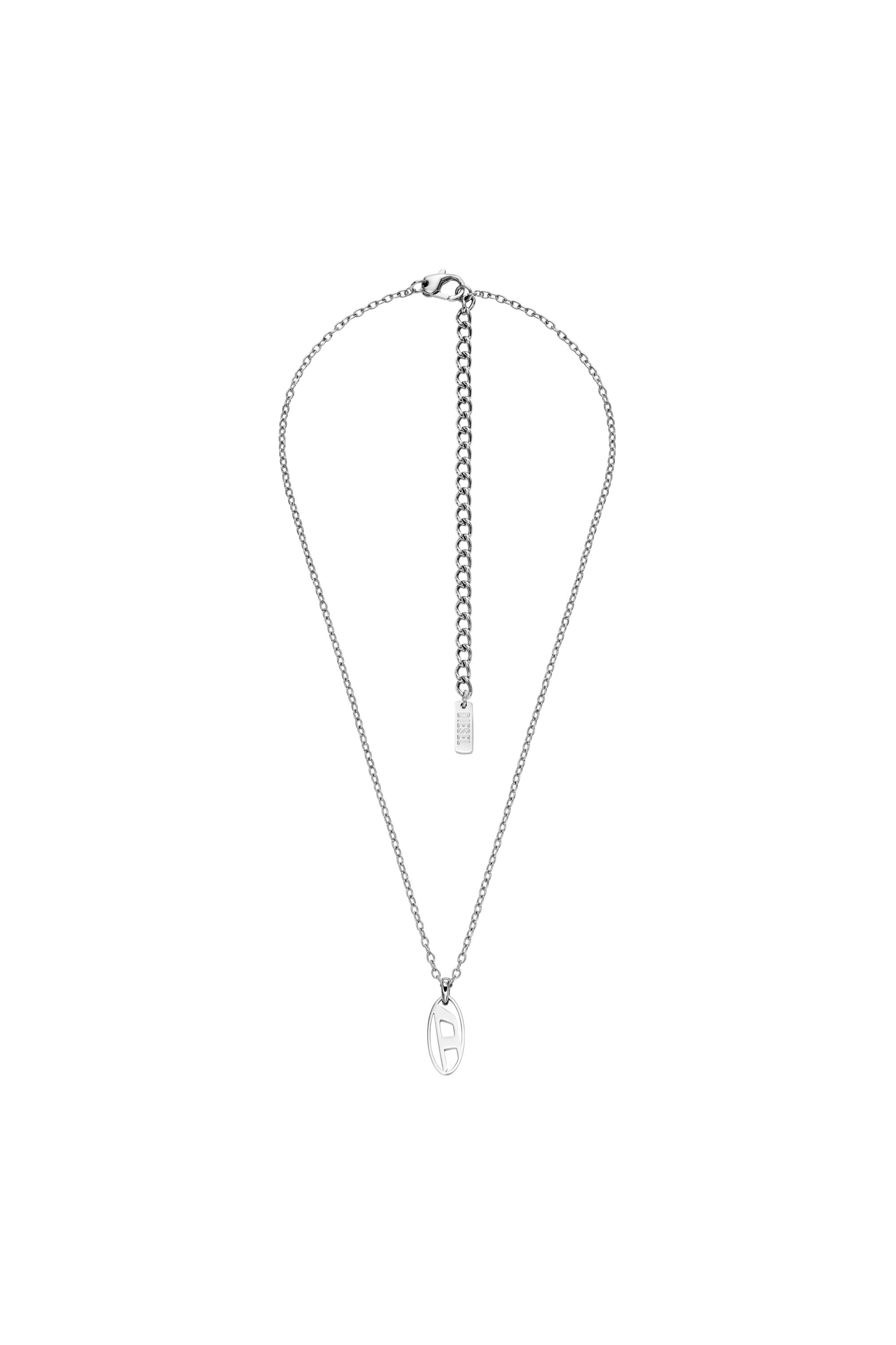 Diesel - DX1661040 JEWELLERY, Unisex's Stainless steel pendant necklace in Silver - 1